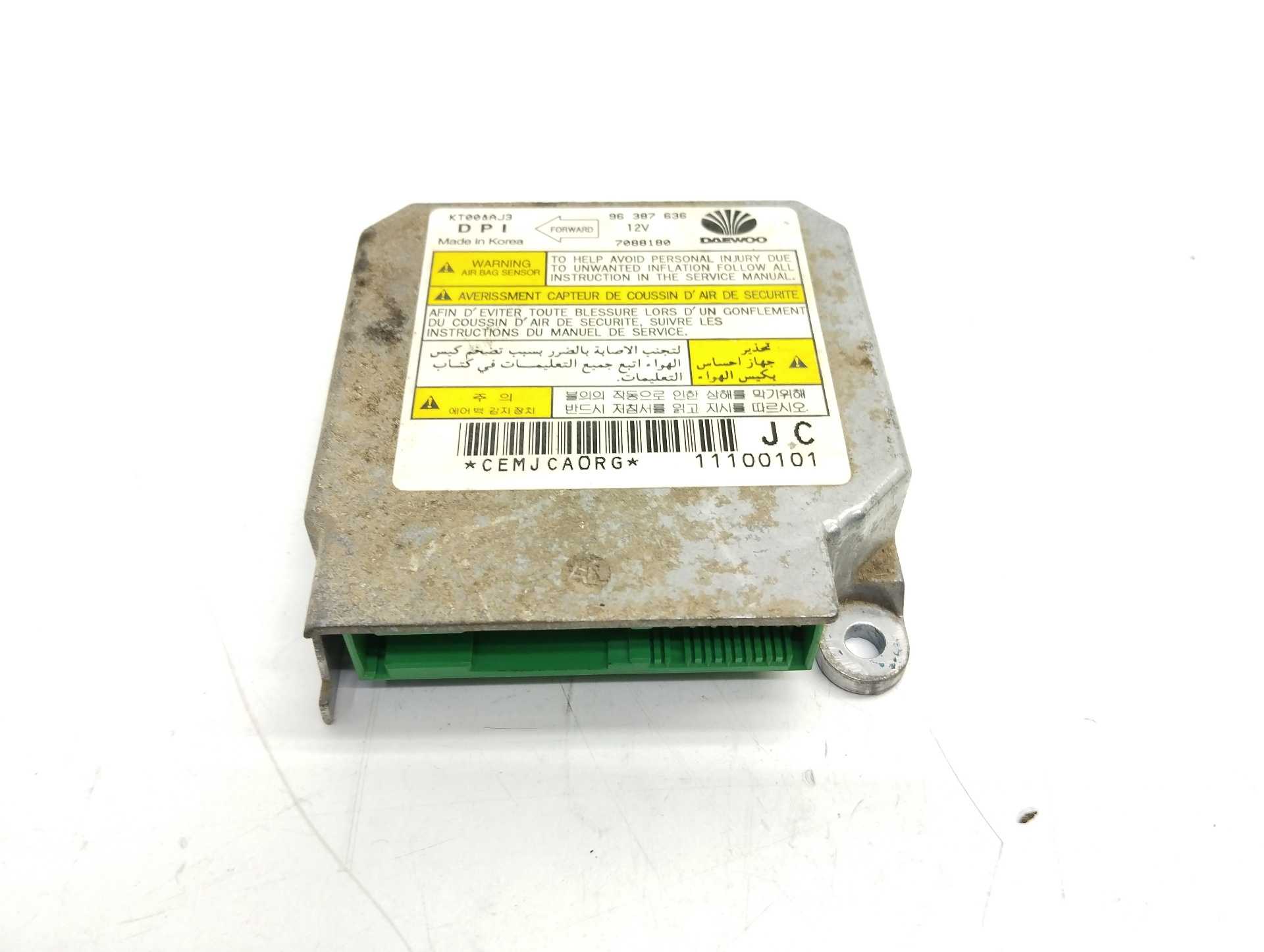 Recambio de centralita airbag para daewoo lanos referencia OEM IAM 96387636 7088180 