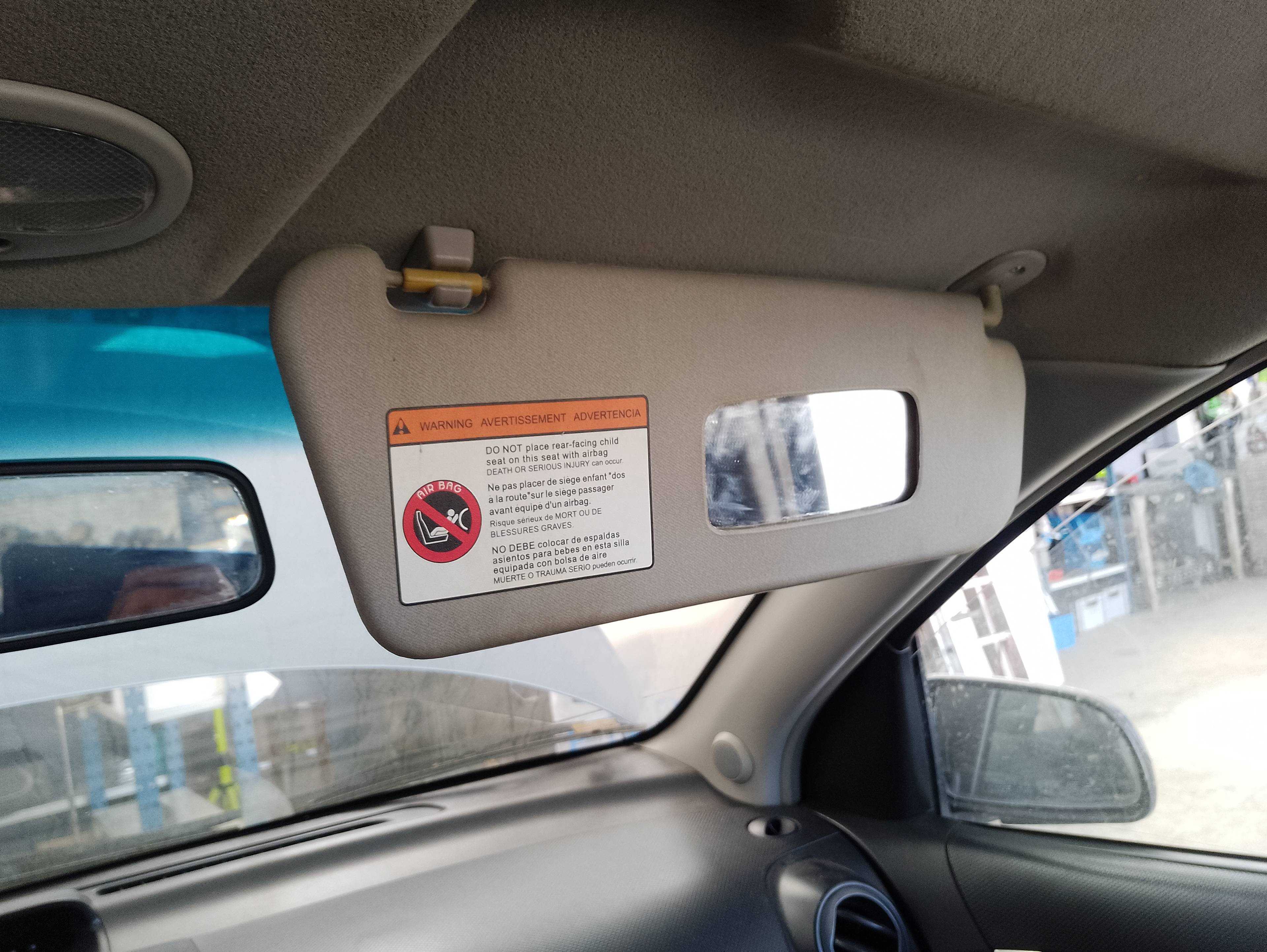 Recambio de parasol derecho para chevrolet aveo ls referencia OEM IAM   