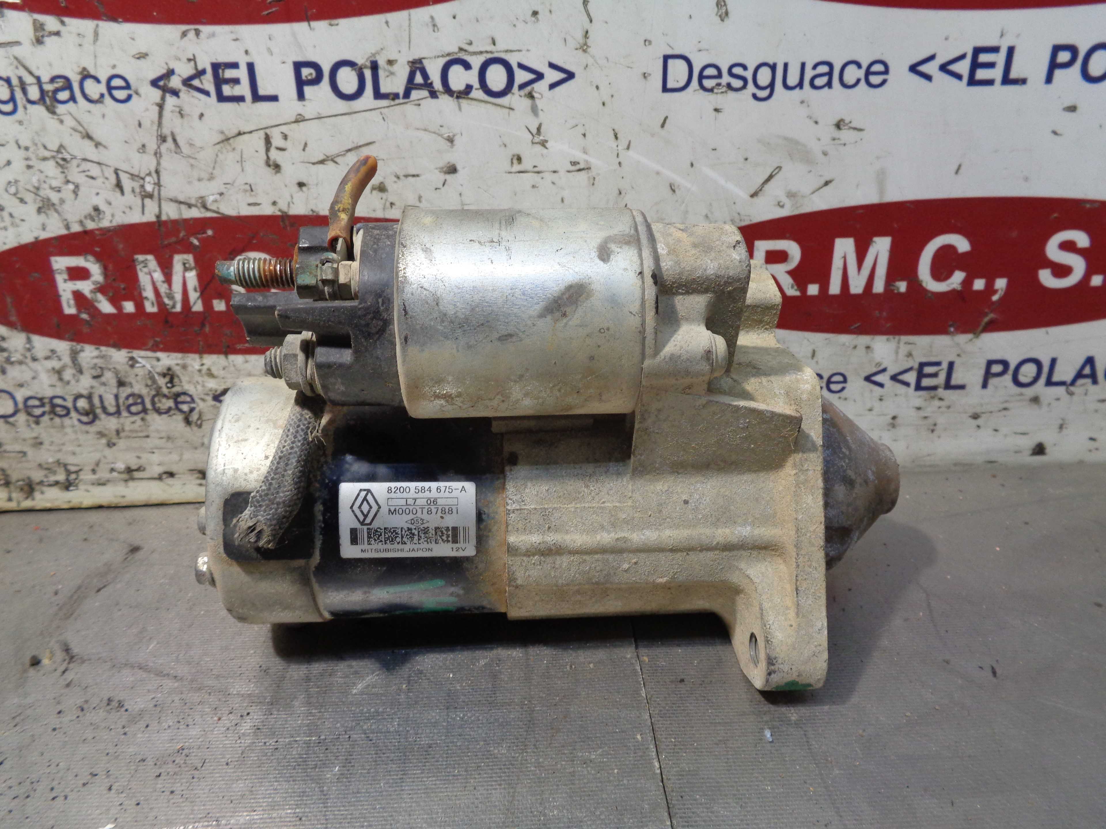 Recambio de motores de arranque para renault kangoo 1.5 dci diesel cat referencia OEM IAM 8200584675 MITSUBISHI 