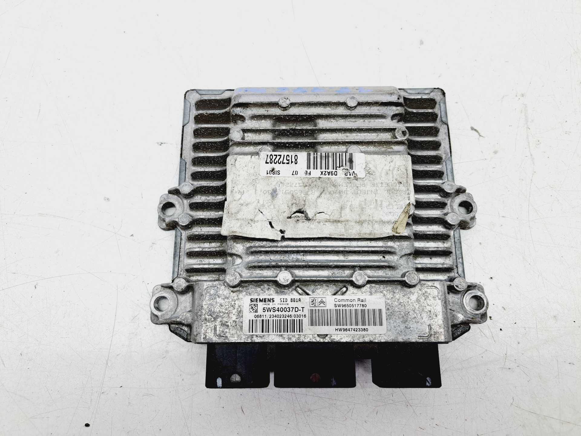 Recambio de centralita motor uce para peugeot 406 berlina (s1/s2) srdt pack referencia OEM IAM SW9650517780 HW9647423380 5WS4003