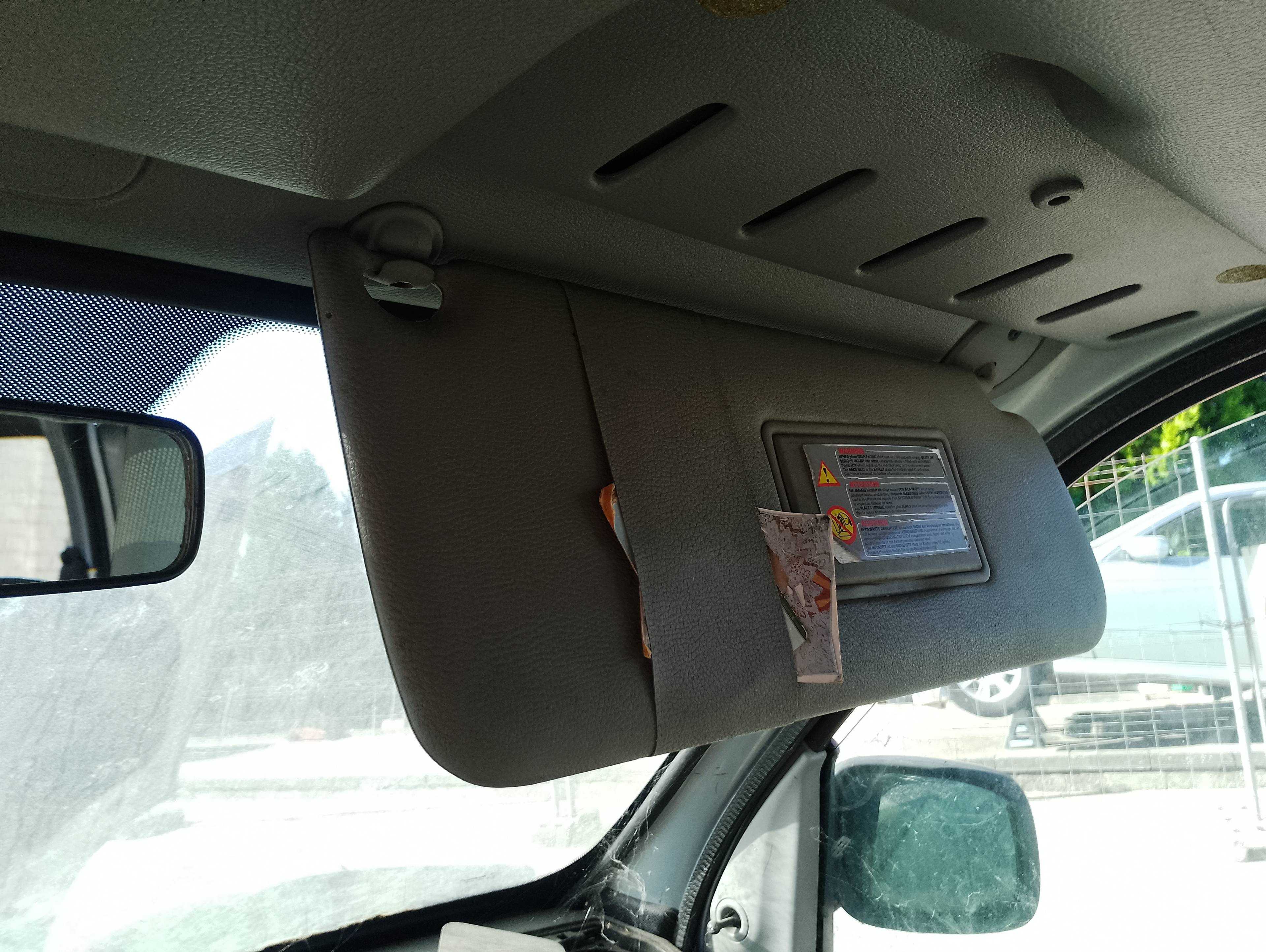 Recambio de parasol derecho para renault kangoo (f/kc0) authentique oasis referencia OEM IAM   