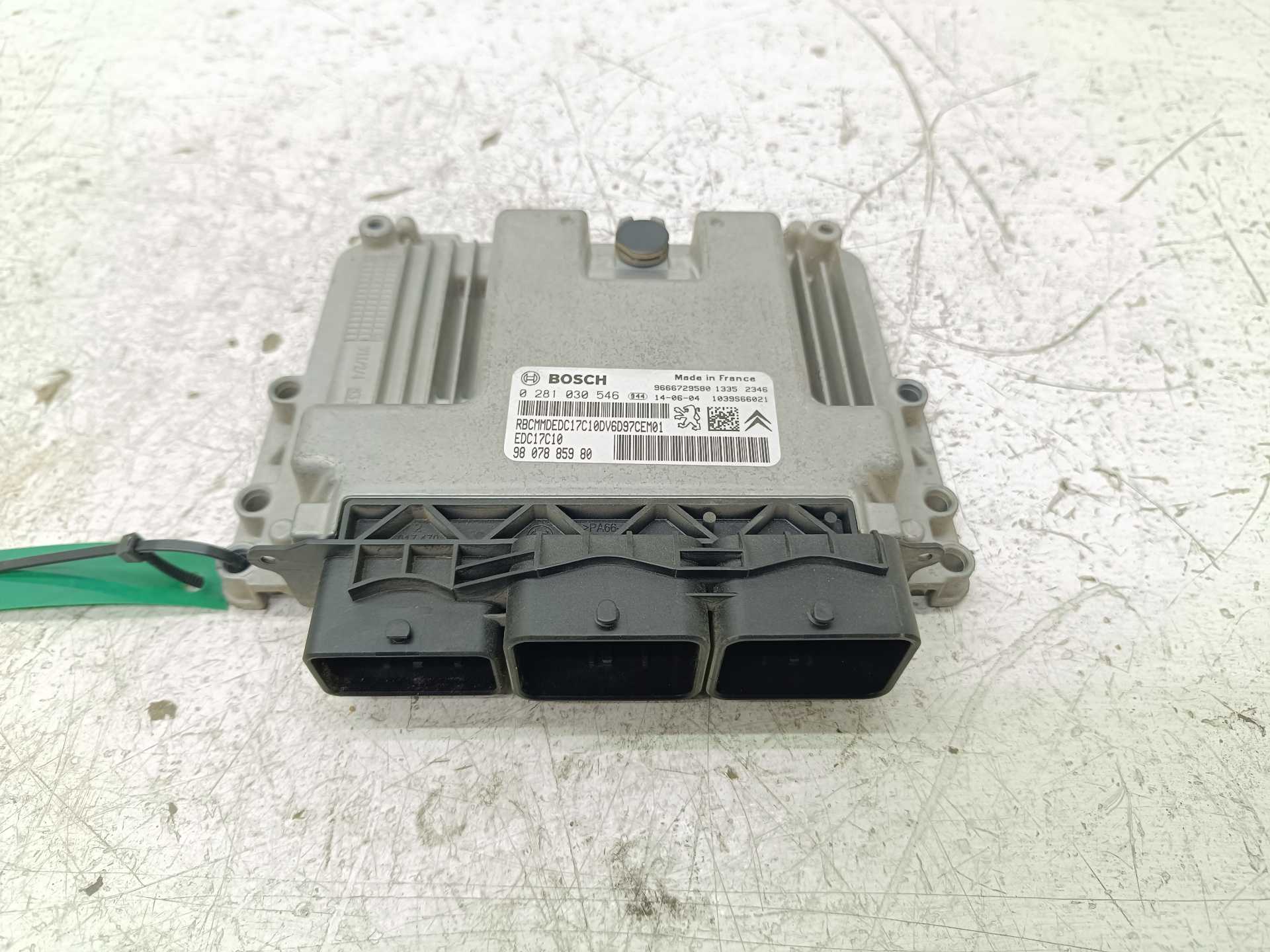 Recambio de centralita motor uce para citroën berlingo station wagon xtr referencia OEM IAM 9807885980 0281030546 9666729580
