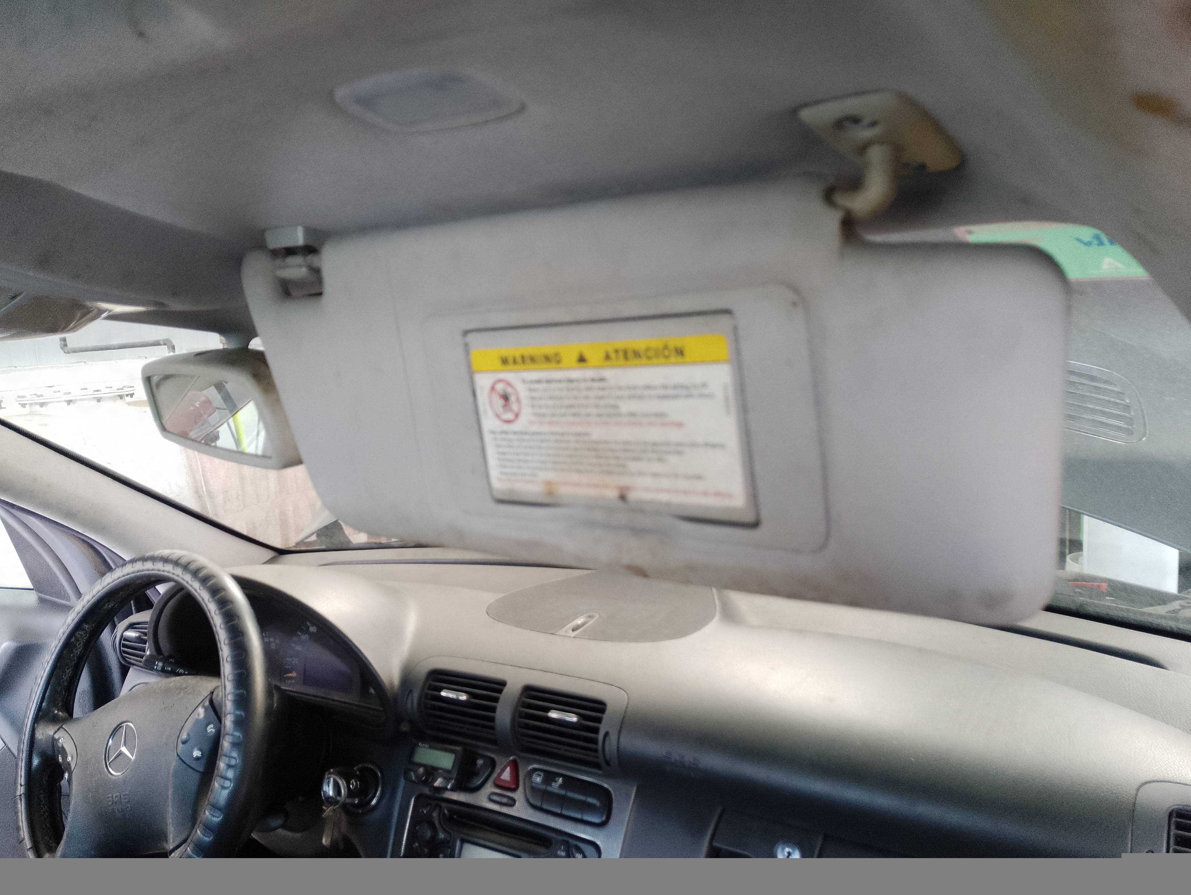 Recambio de parasol derecho para mercedes-benz clase c (w203) berlina 200 compressor (203.042) referencia OEM IAM   