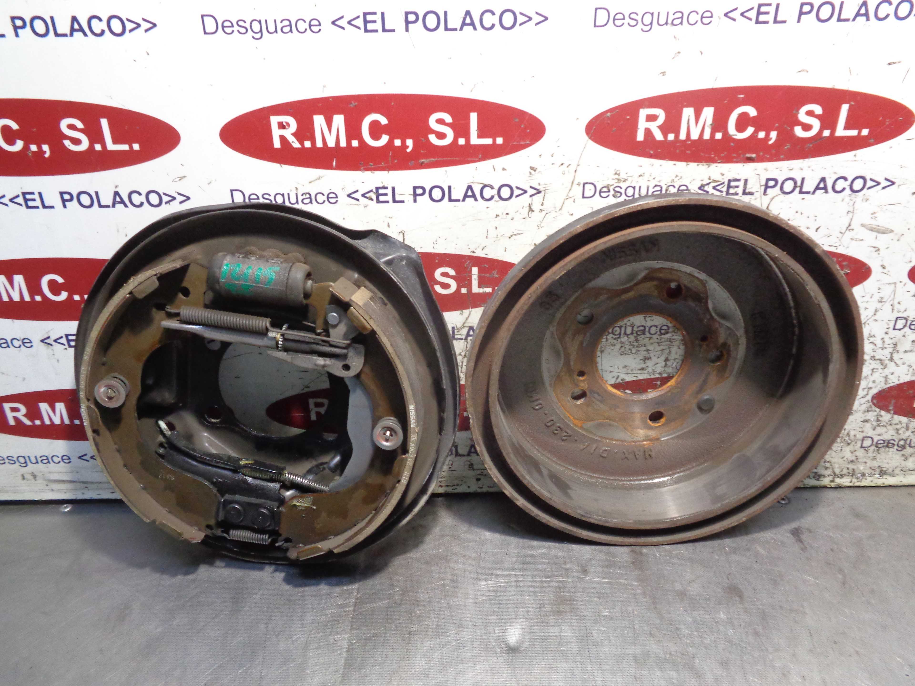 Recambio de tambor freno trasero izquierdo para nissan juke (f15) acenta referencia OEM IAM 44020JE27A  
