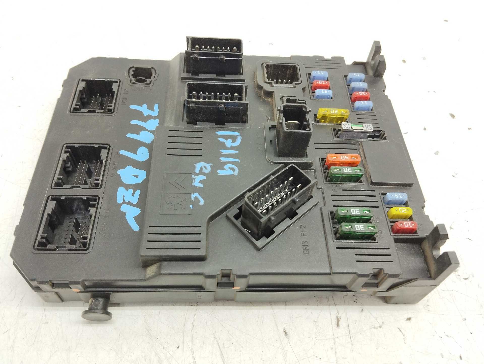 Recambio de centralita bsi para citroën xsara picasso 1.6 hdi 90 sx top referencia OEM IAM 9653667680 S118085220E 