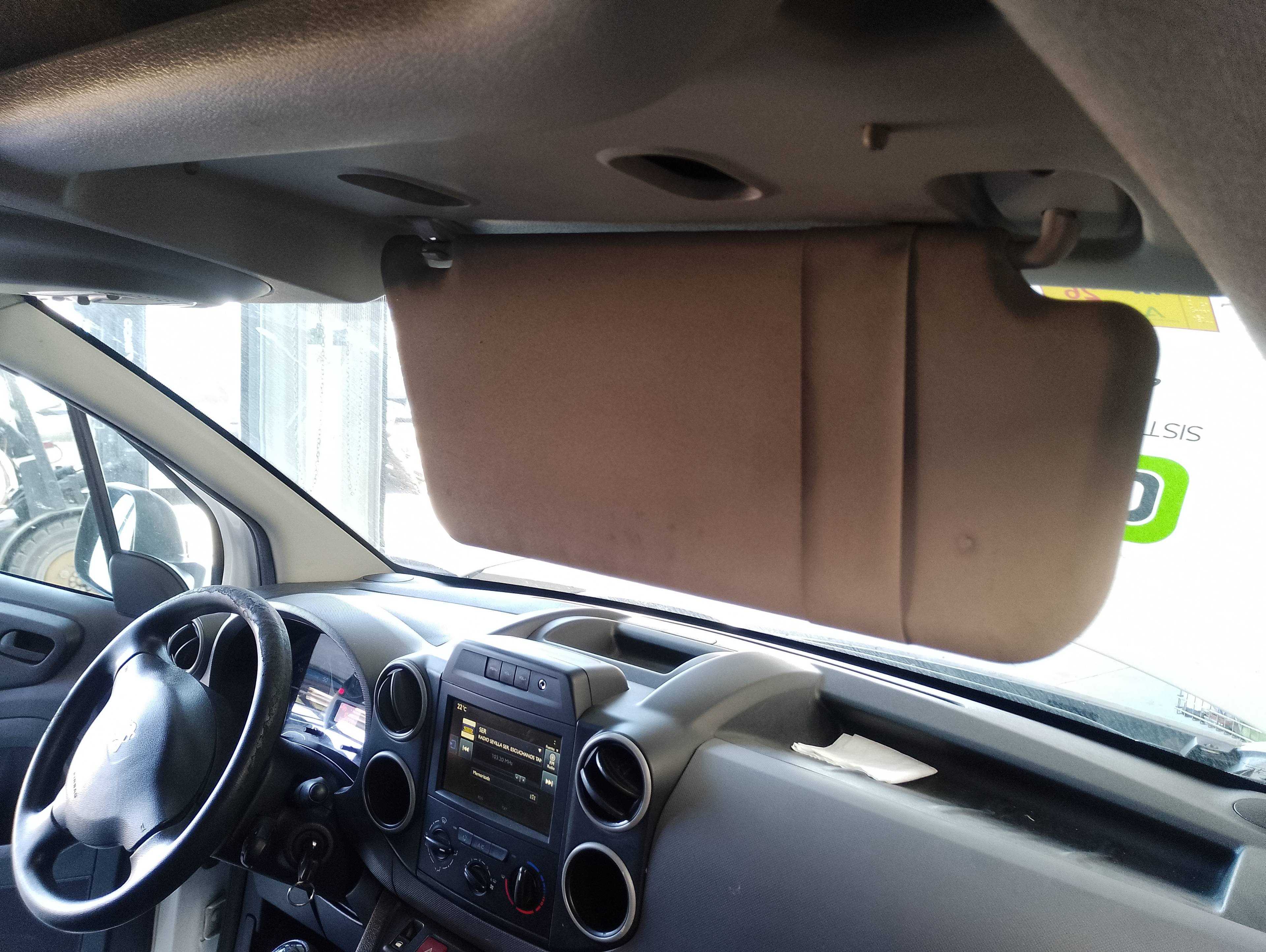 Recambio de parasol derecho para peugeot partner kasten l1 confort pack referencia OEM IAM   