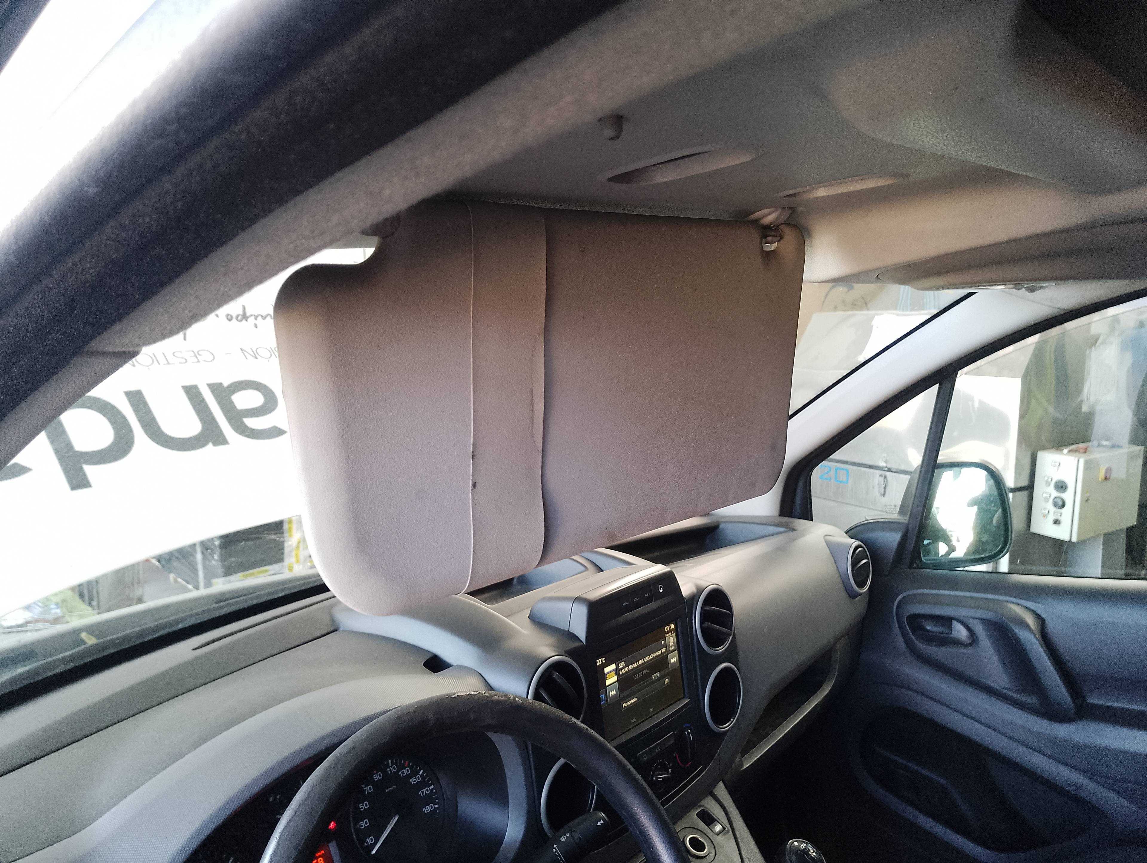Recambio de parasol izquierdo para peugeot partner kasten l1 confort pack referencia OEM IAM   