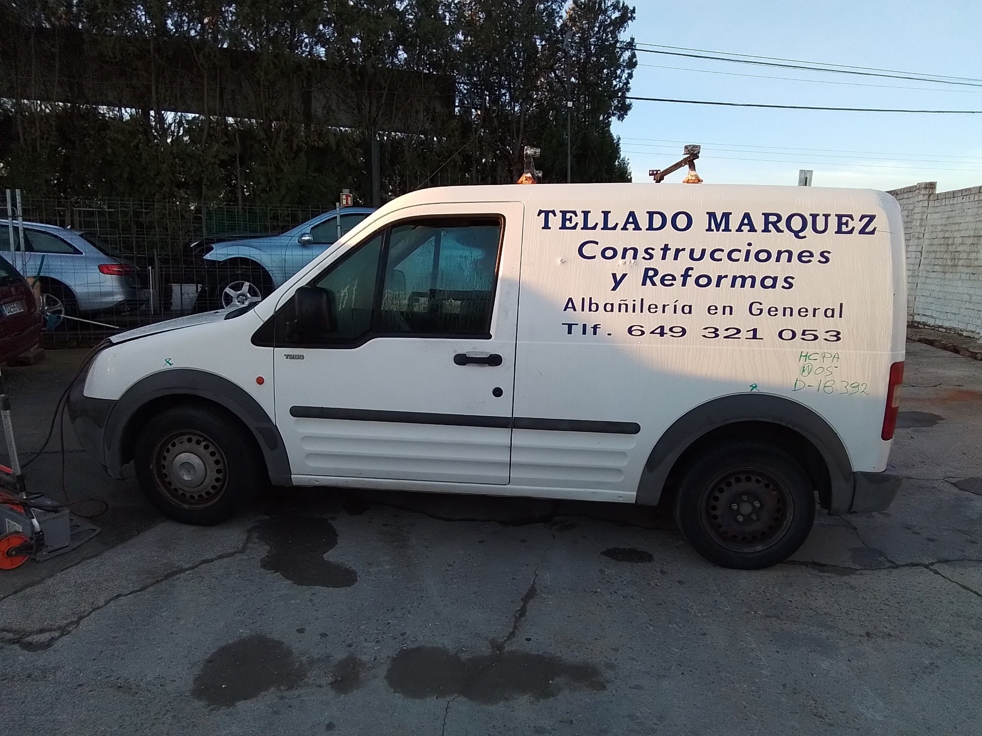 ford transit connect (tc7) del año 2005