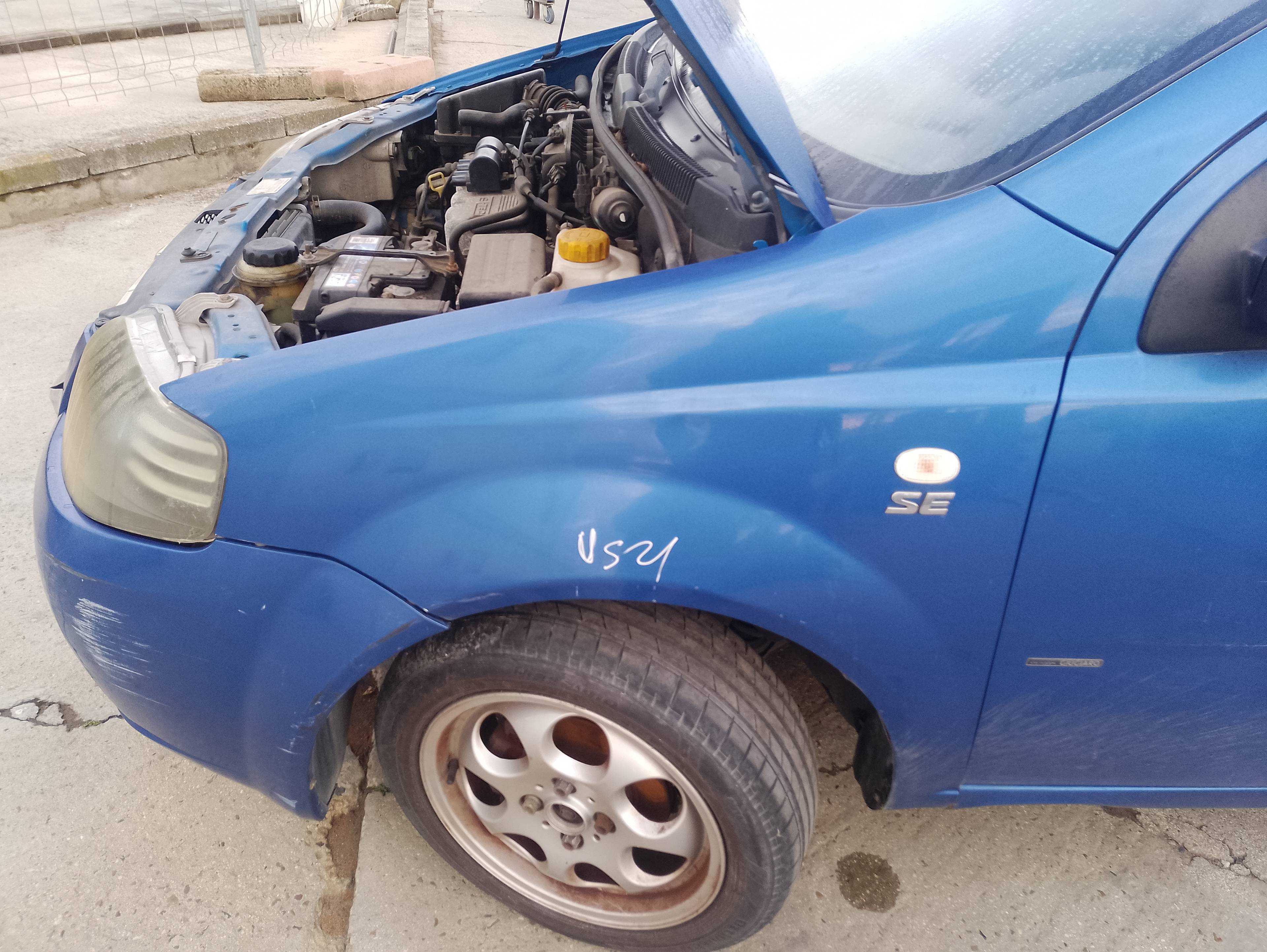 Recambio de aleta delantera izquierda para chevrolet kalos 1.2 s (d/a) referencia OEM IAM   