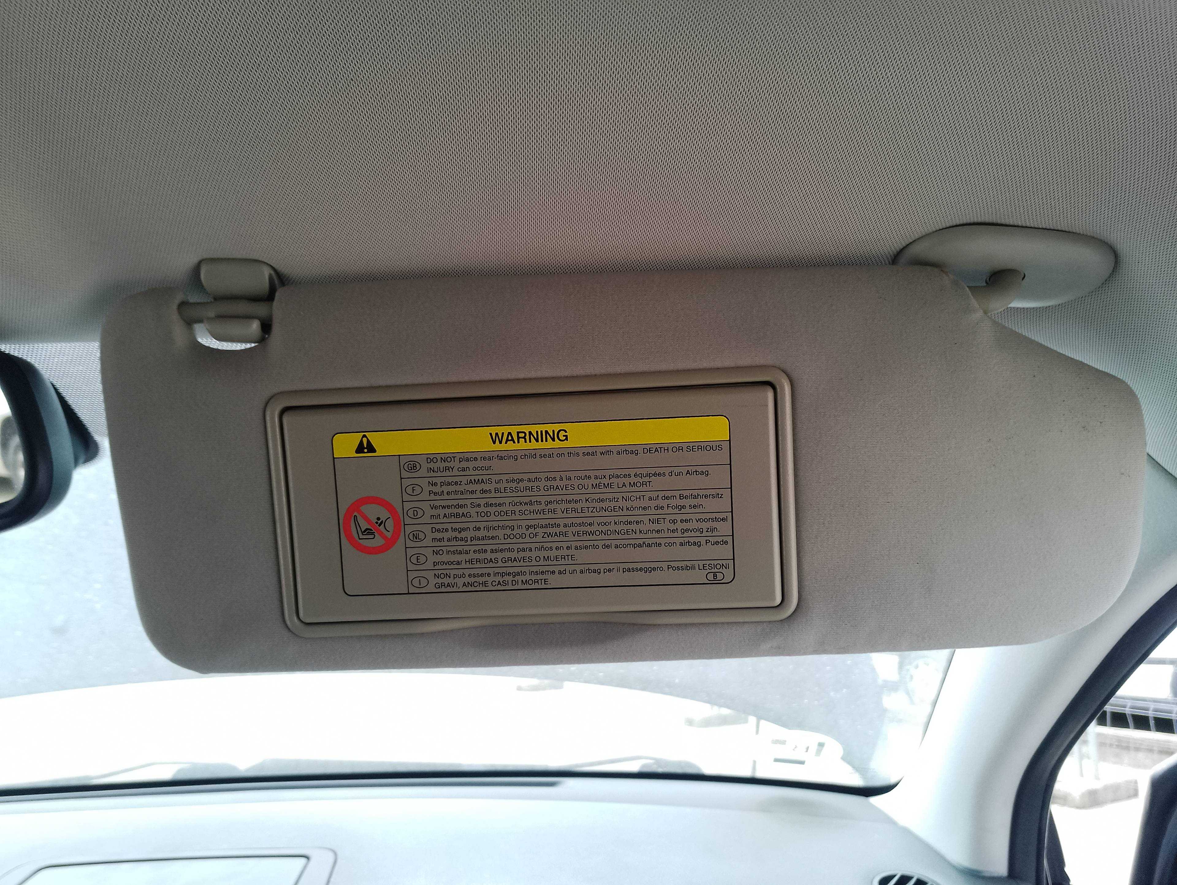 Recambio de parasol derecho para toyota avensis berlina (t25) 2.0 d4-d executive berlina (5-ptas.) referencia OEM IAM   