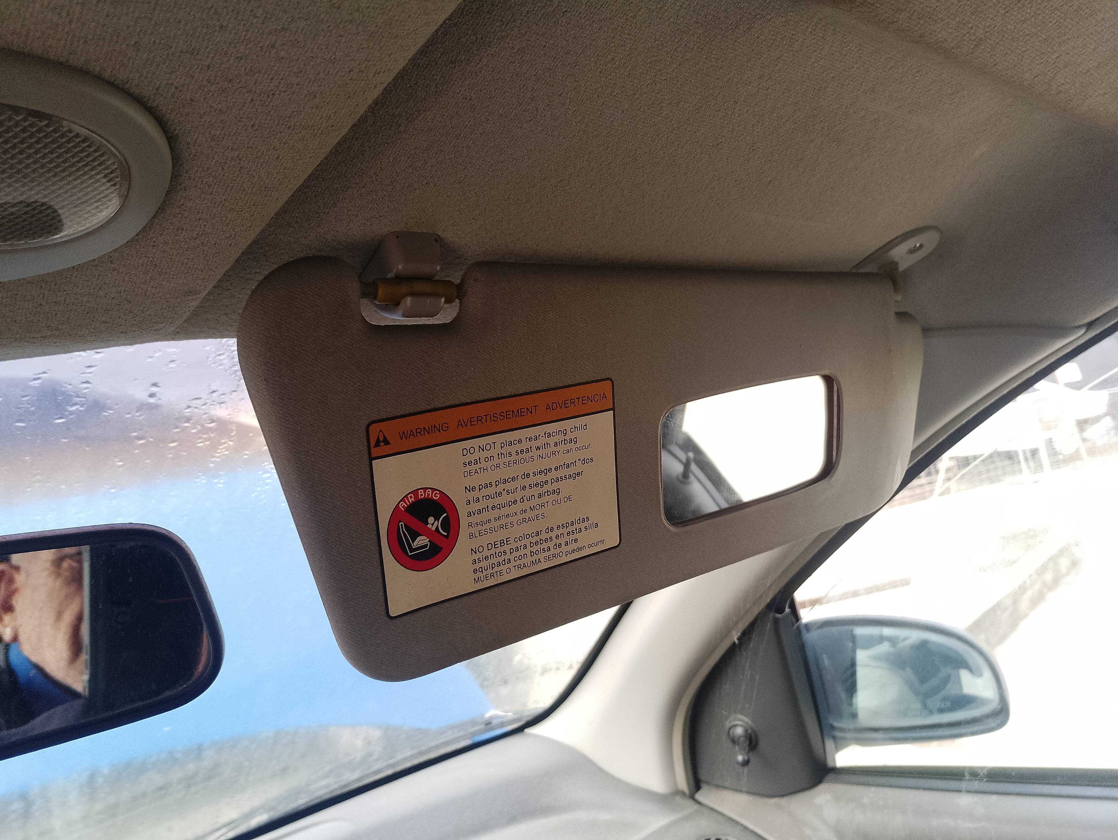 Recambio de parasol derecho para chevrolet kalos 1.2 s (d/a) referencia OEM IAM   