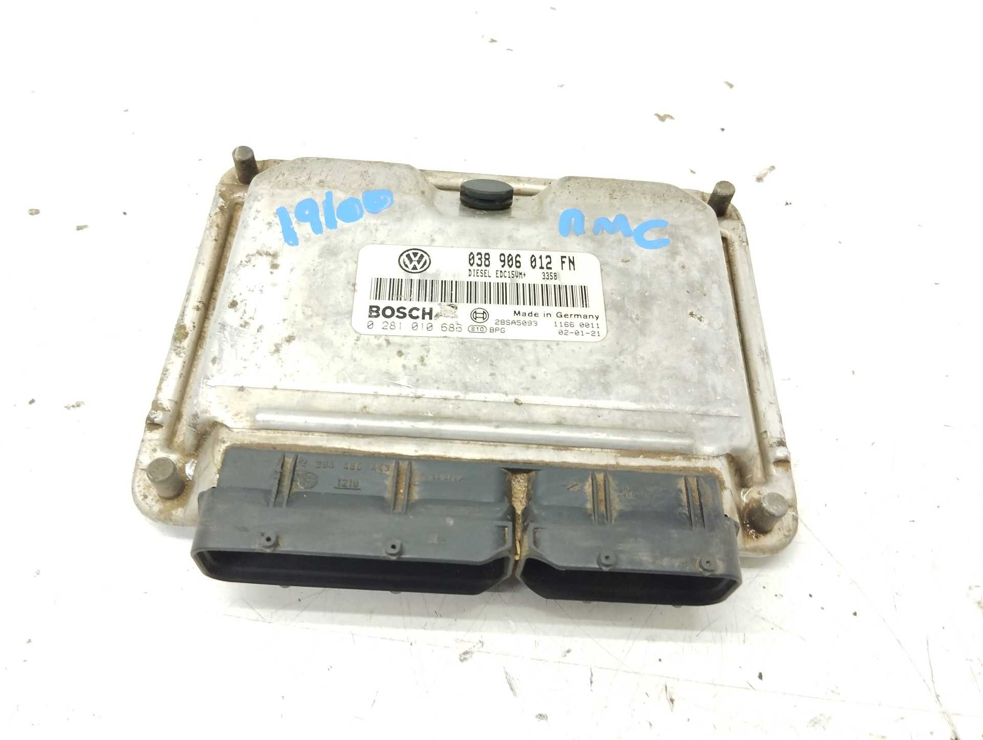 Recambio de centralita motor uce para seat leon (1m1) signo referencia OEM IAM 038906012FN 0281010685 BOSCH