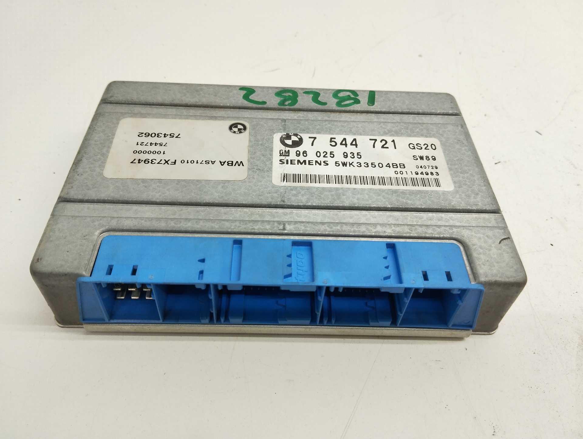 Recambio de centralita cambio automatico para bmw serie 3 berlina (e46) 320d referencia OEM IAM 96025935 7544721 5WK33504BB
