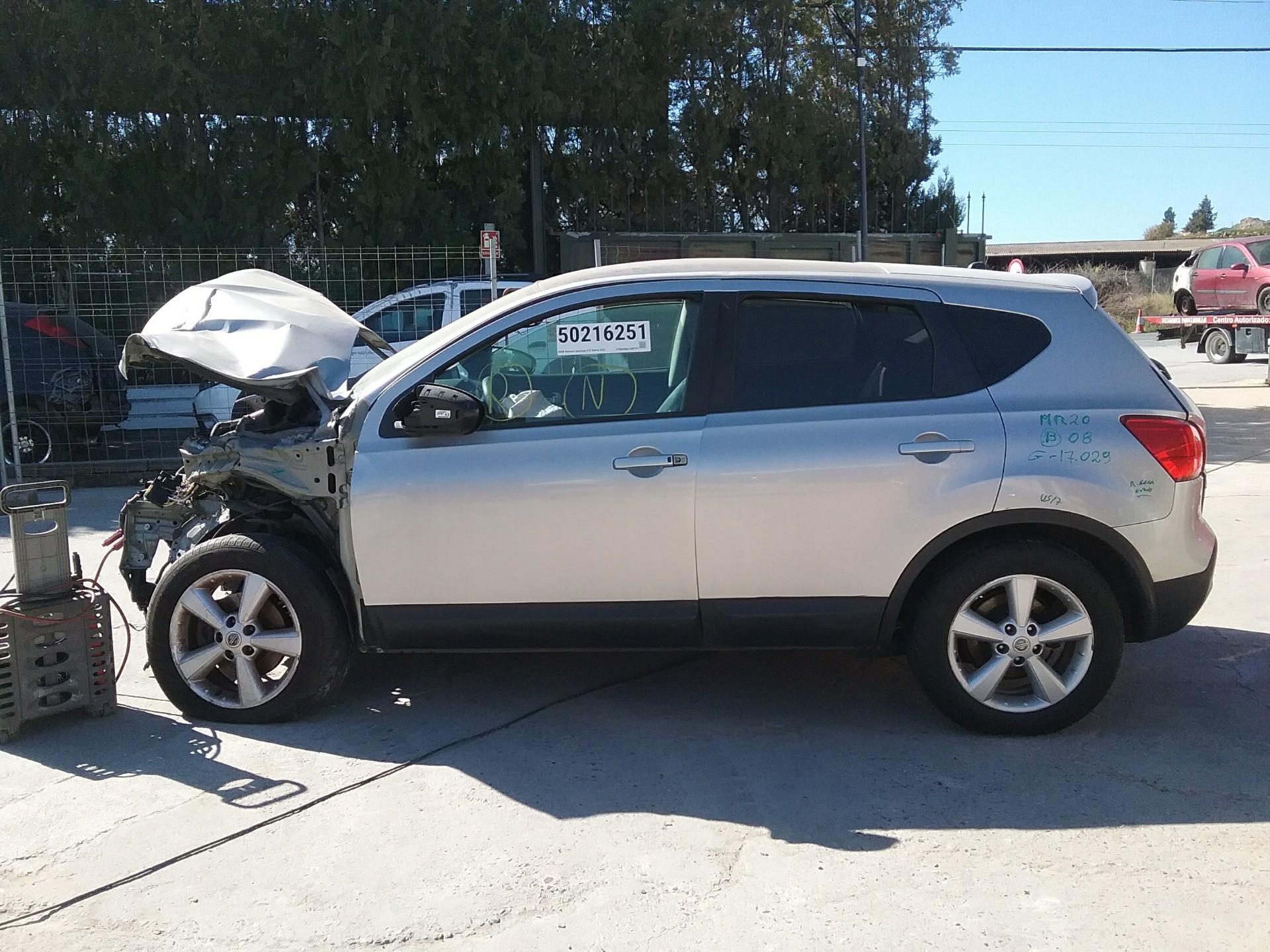 nissan qashqai (j10) del año 2008