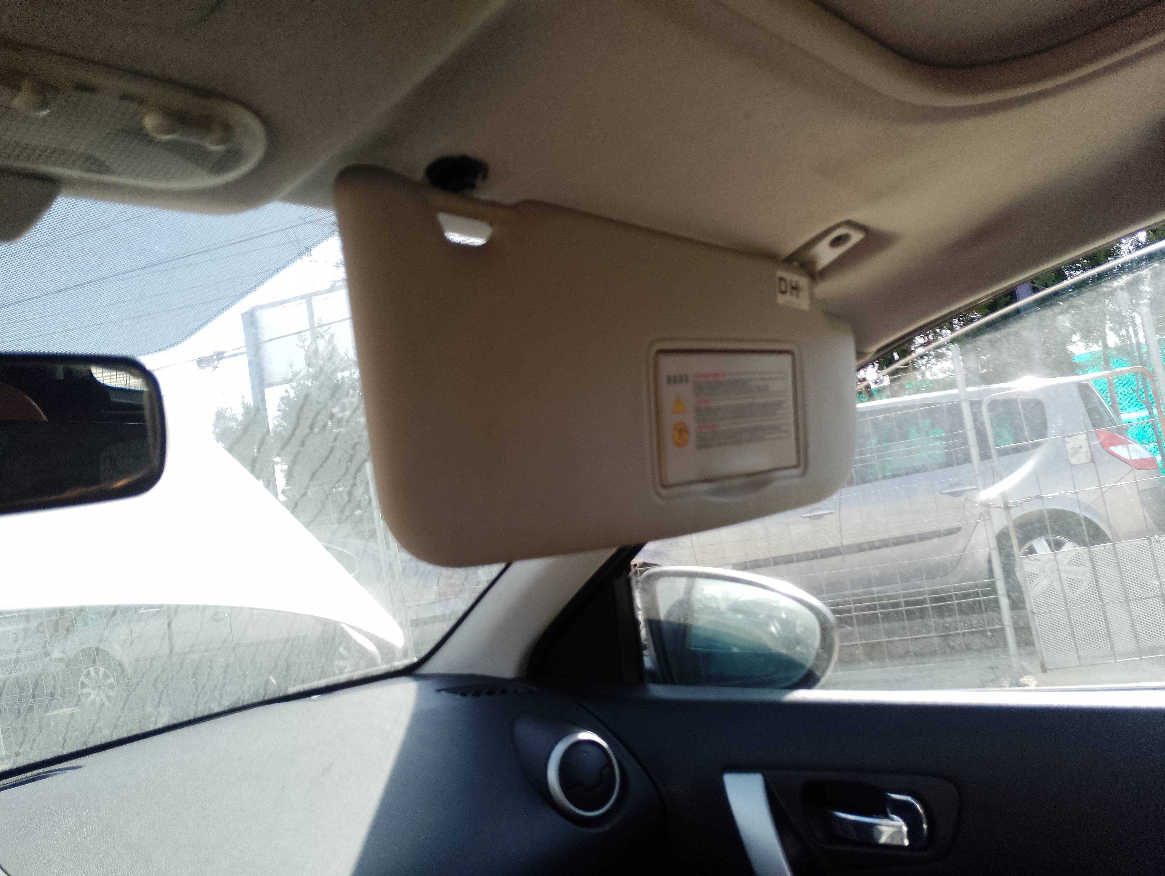 Recambio de parasol derecho para nissan qashqai+2 (jj10) acenta referencia OEM IAM   