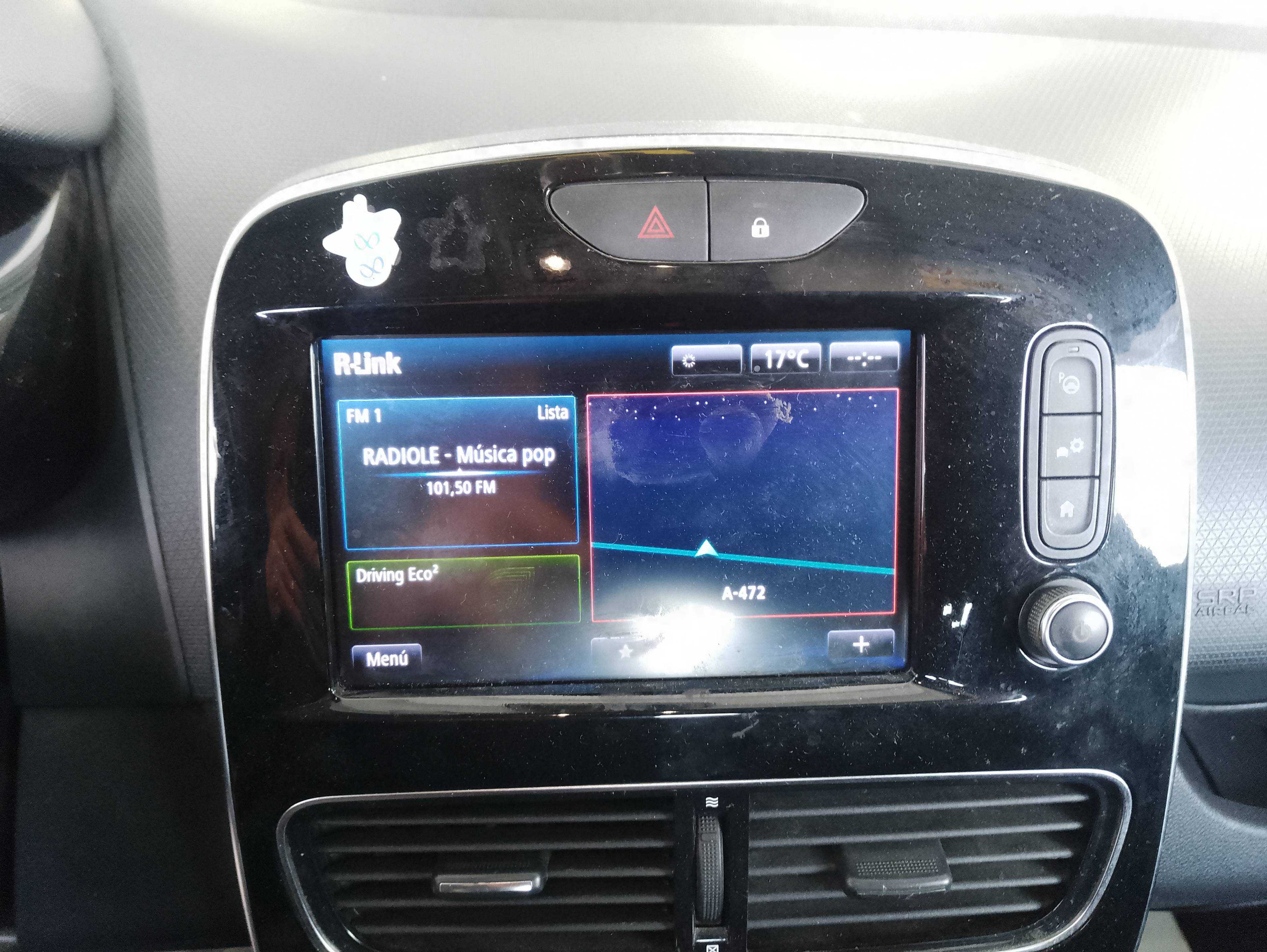 Recambio de pantalla multifuncion para renault clio iv 1.0 tce referencia OEM IAM   