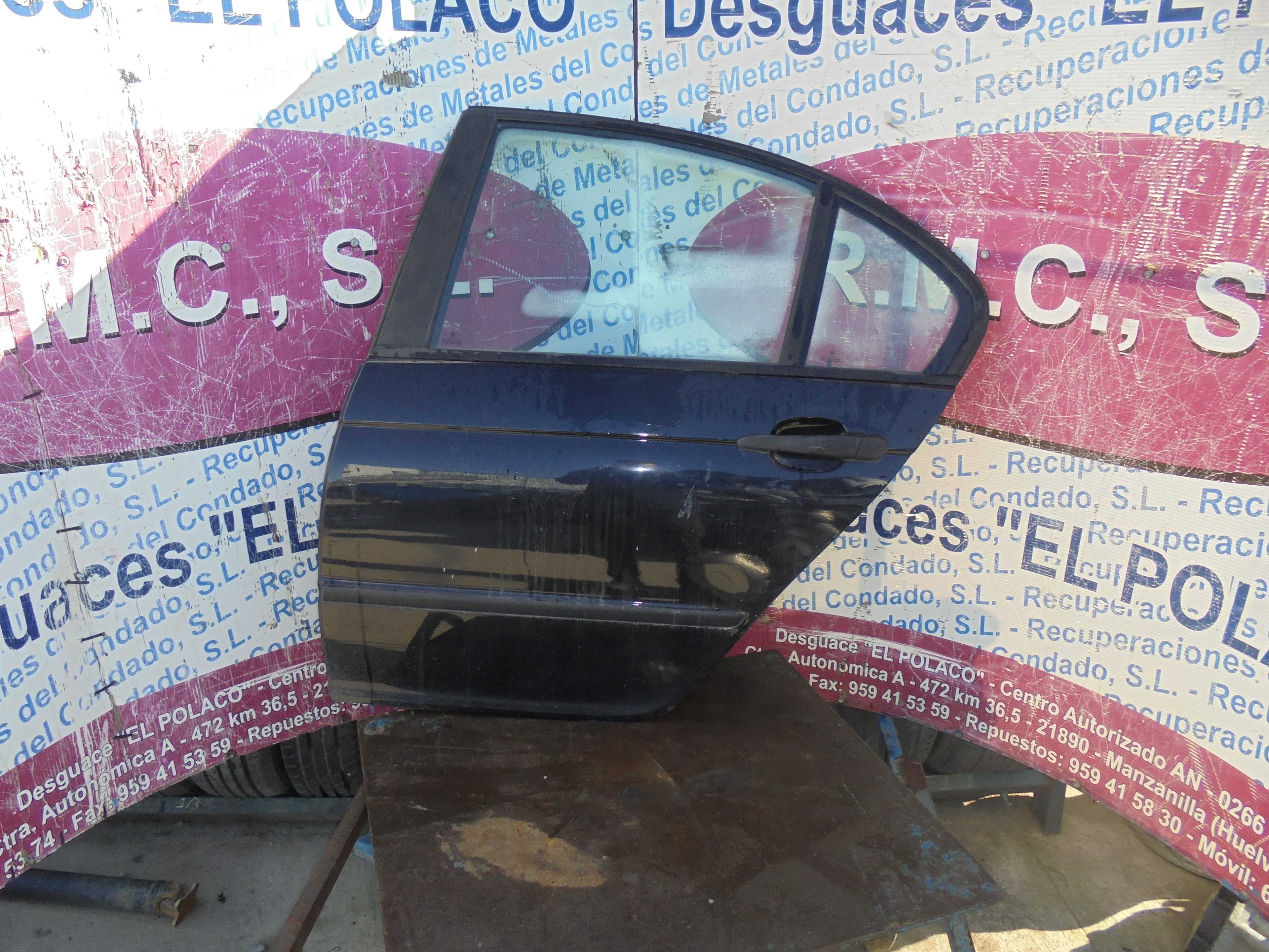 Recambio de puerta trasera izquierda para bmw serie 3 berlina (e46) 320d referencia OEM IAM   