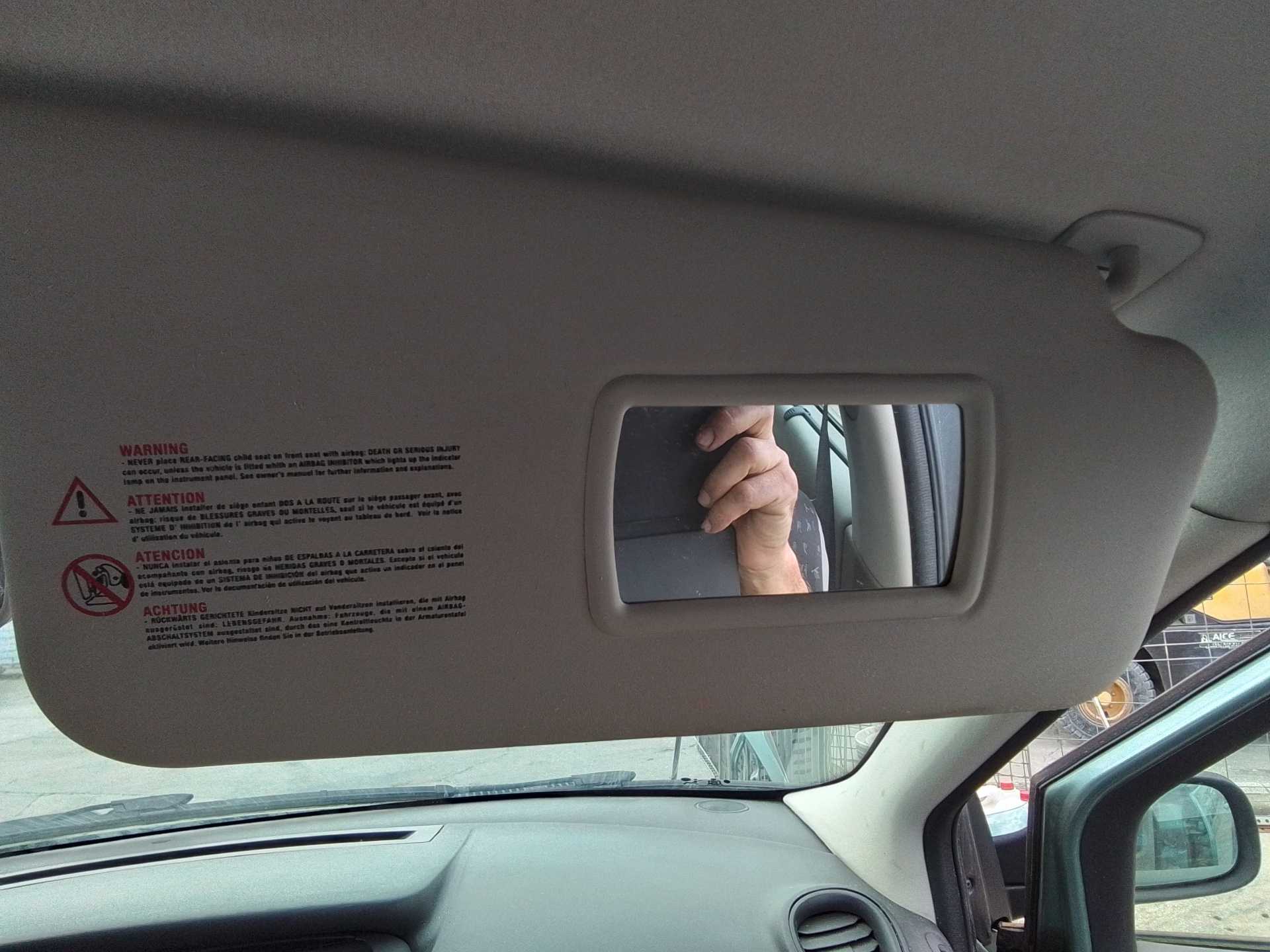 Recambio de parasol derecho para renault scenic ii authentique referencia OEM IAM   