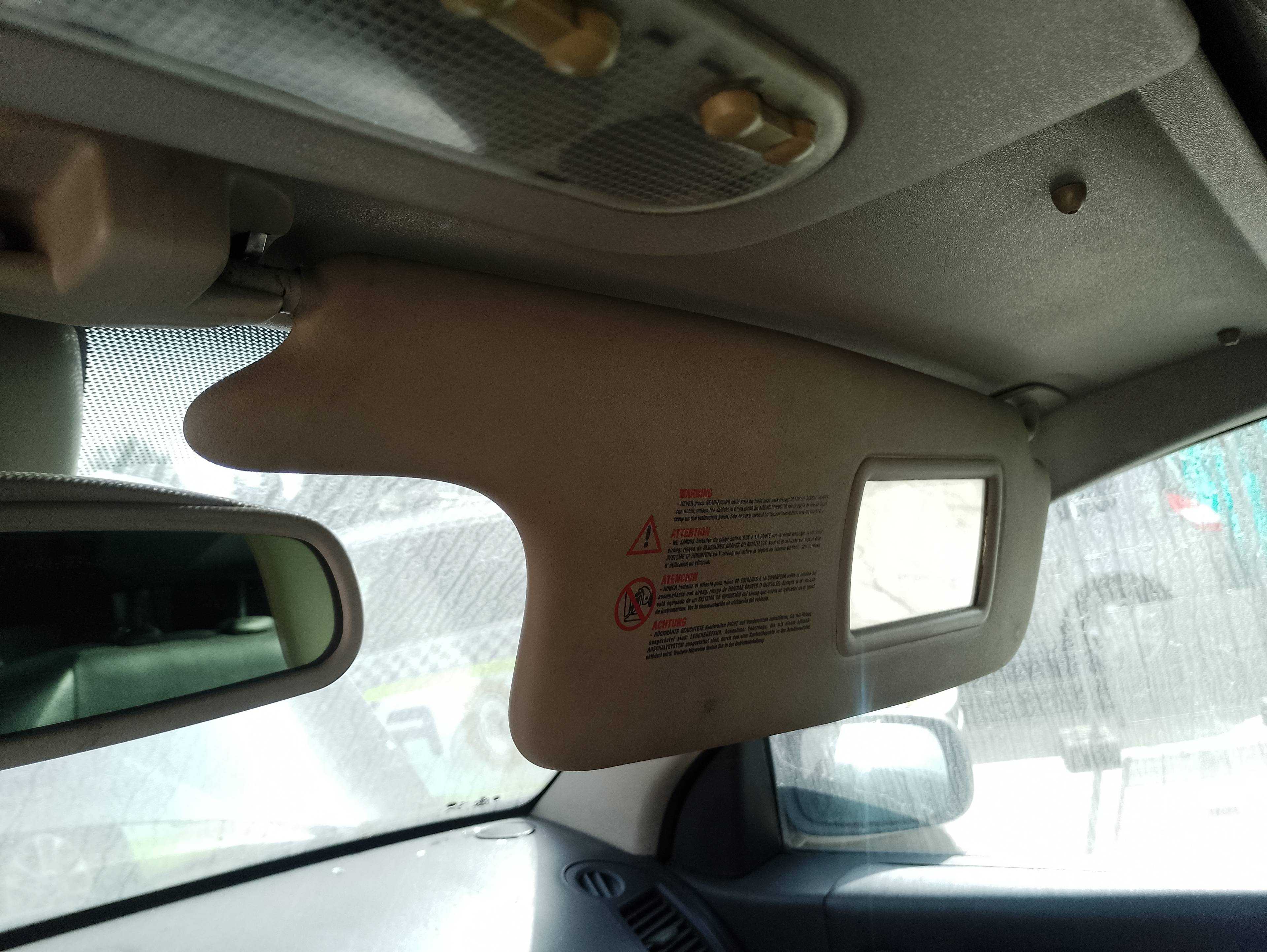 Recambio de parasol derecho para renault megane ii coupe/cabrio authentique referencia OEM IAM   