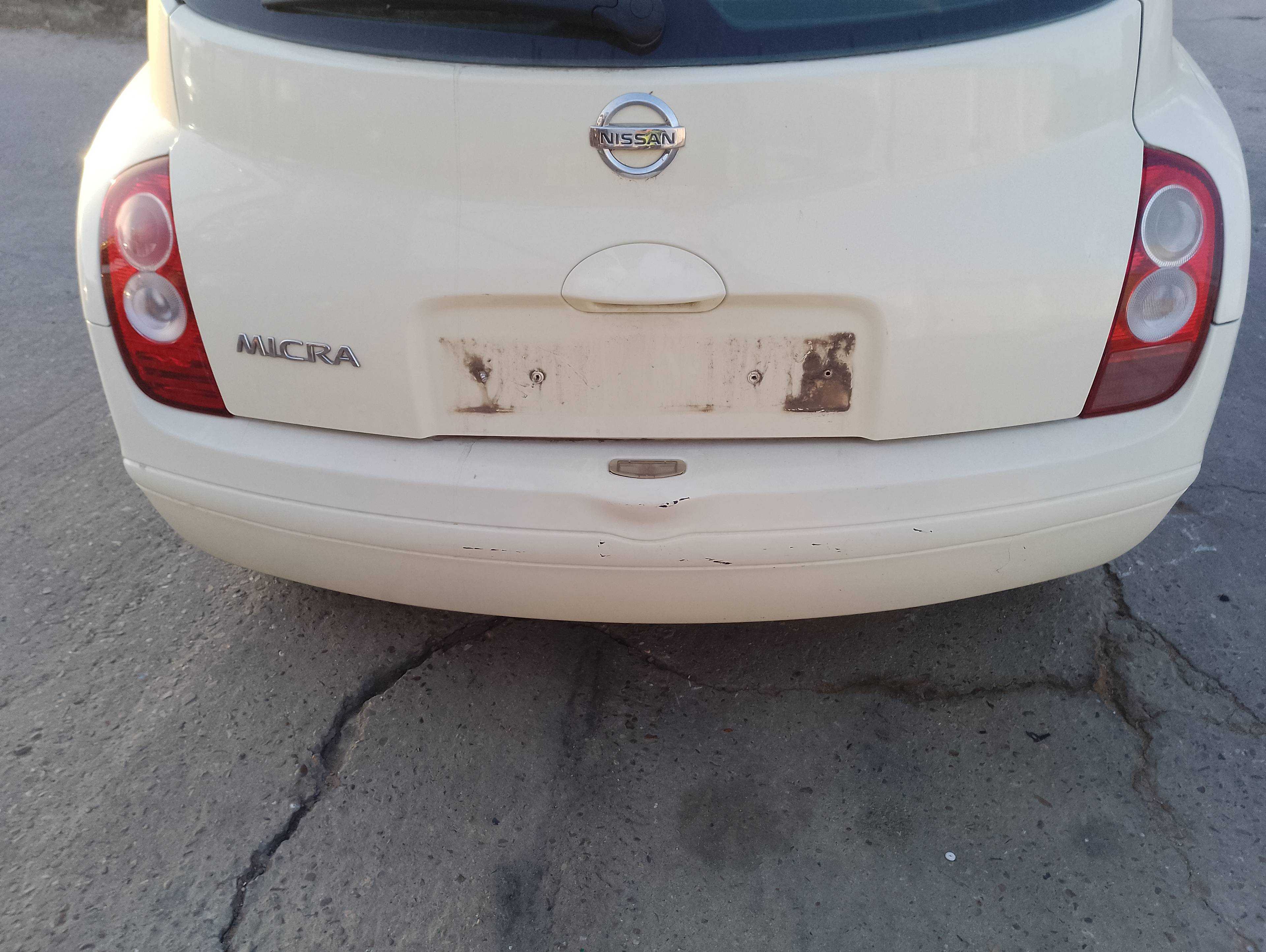 Recambio de paragolpes trasero para nissan micra (k12e) 25 aniversario referencia OEM IAM   