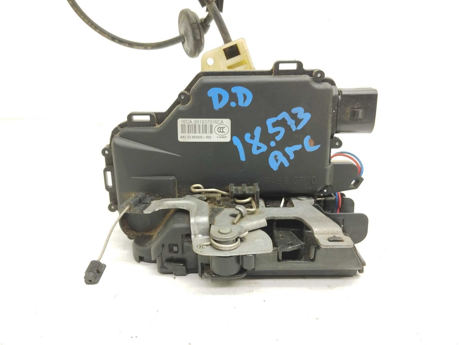 Recambio de cerradura puerta delantera derecha para volkswagen passat berlina (3b3) comfortline referencia OEM IAM 3B1837016CA 9