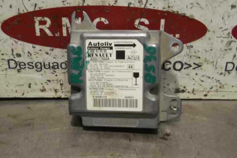 Recambio de centralita airbag para renault megane i scenic (ja0) 1.4 16v kaleido referencia OEM IAM 8200117652A  