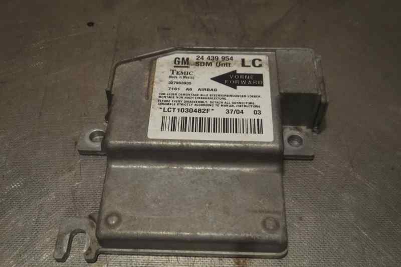 Recambio de centralita airbag para opel corsa c blue line referencia OEM IAM 24439954  