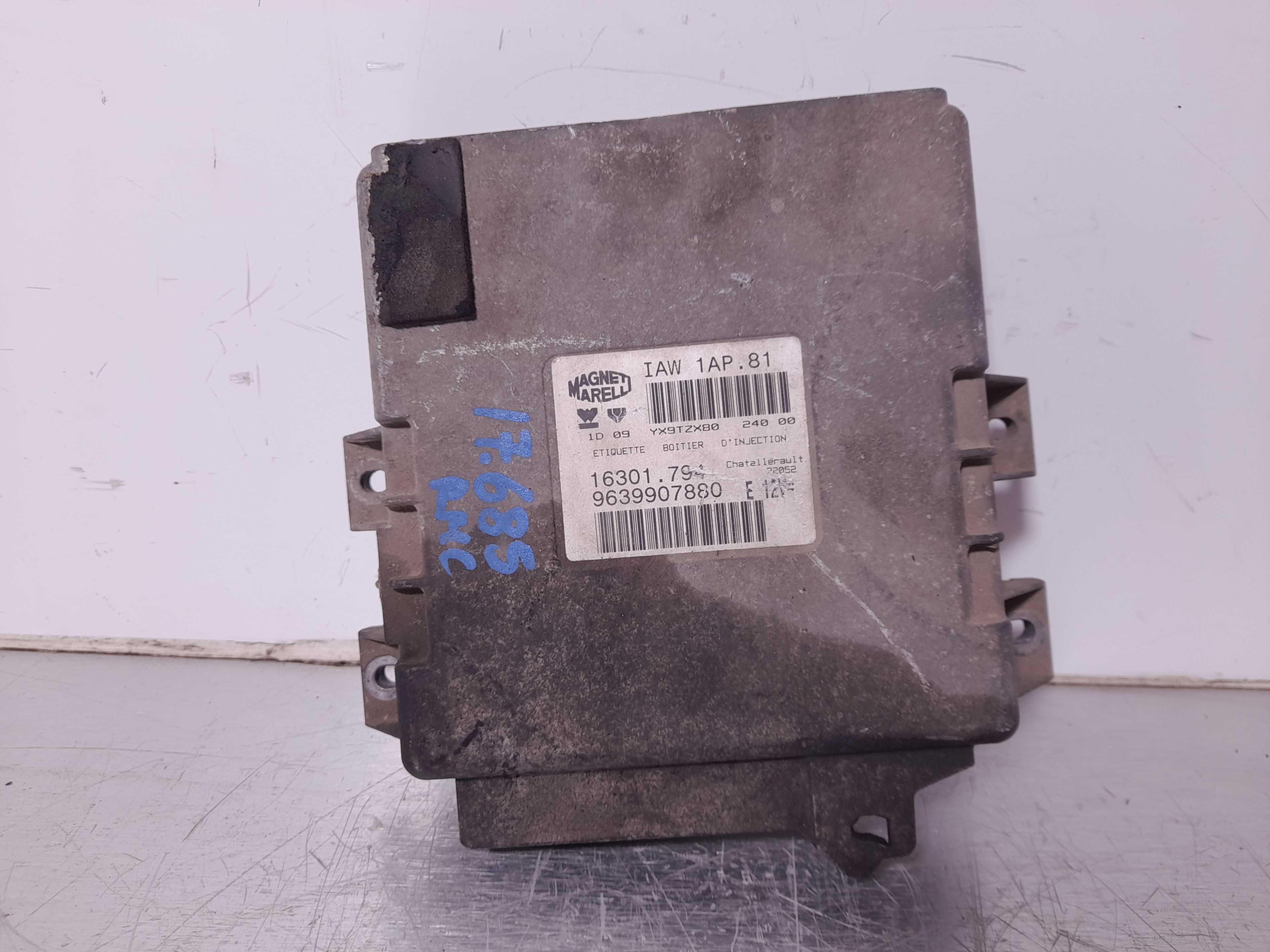 Recambio de centralita motor uce para peugeot 206 berlina 1.4 (2001) referencia OEM IAM 9639907880 MAGNETIMARELLI 