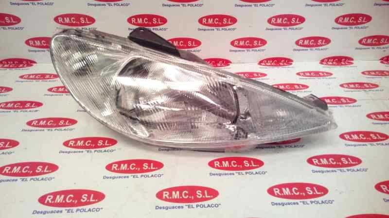 Recambio de faro derecho para peugeot 206 berlina 1.6 referencia OEM IAM   