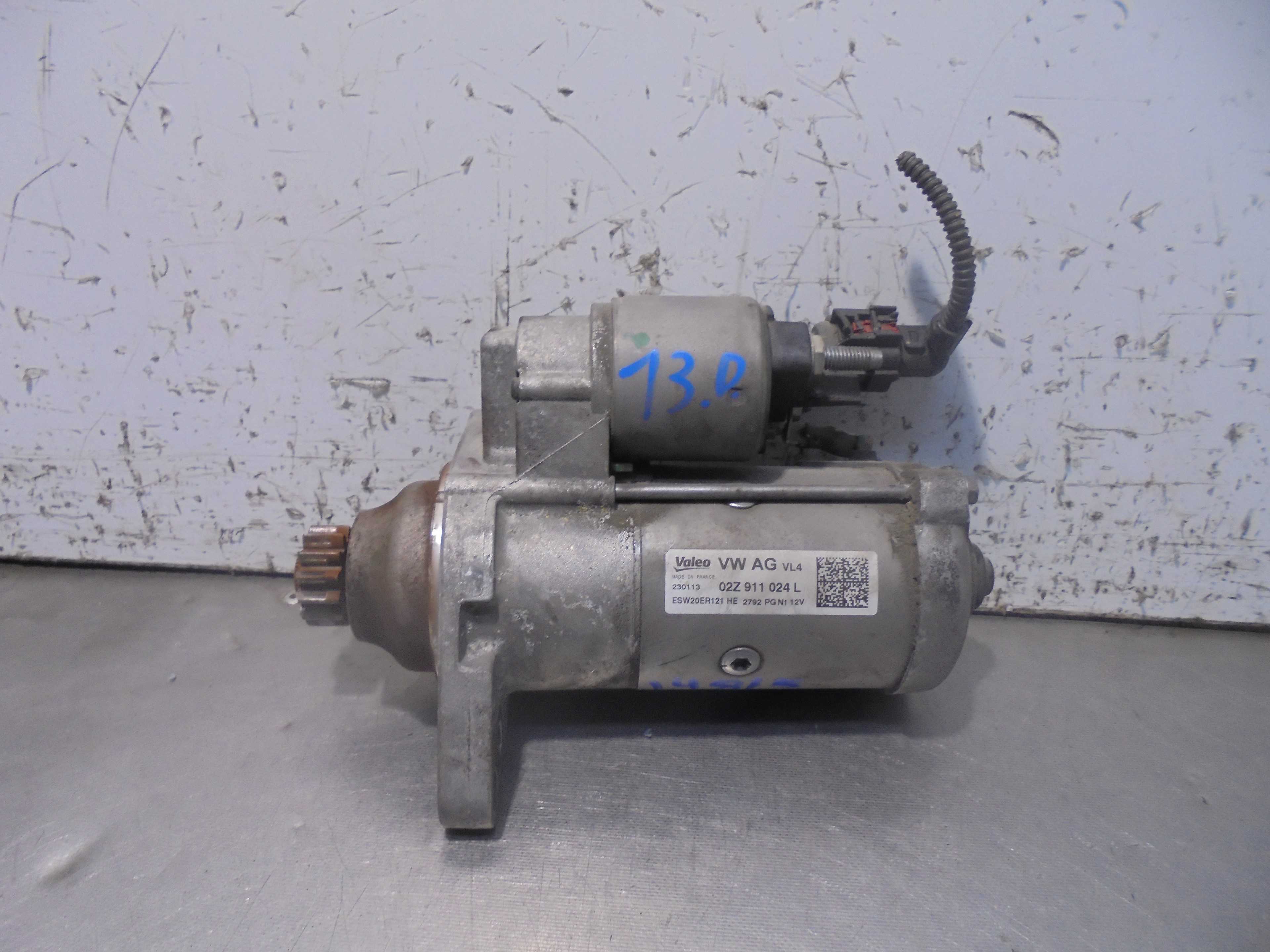 Recambio de motores de arranque para seat leon (5f1) i-tech referencia OEM IAM 02Z911024 VALEO 
