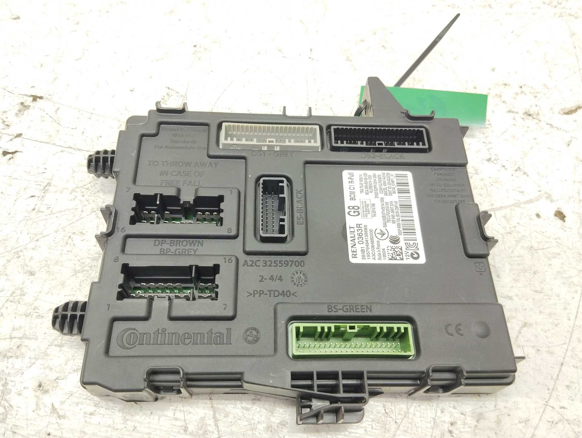 Recambio de centralita bsm para renault scenic iv zen referencia OEM IAM 284B10363R A3C0084860000 