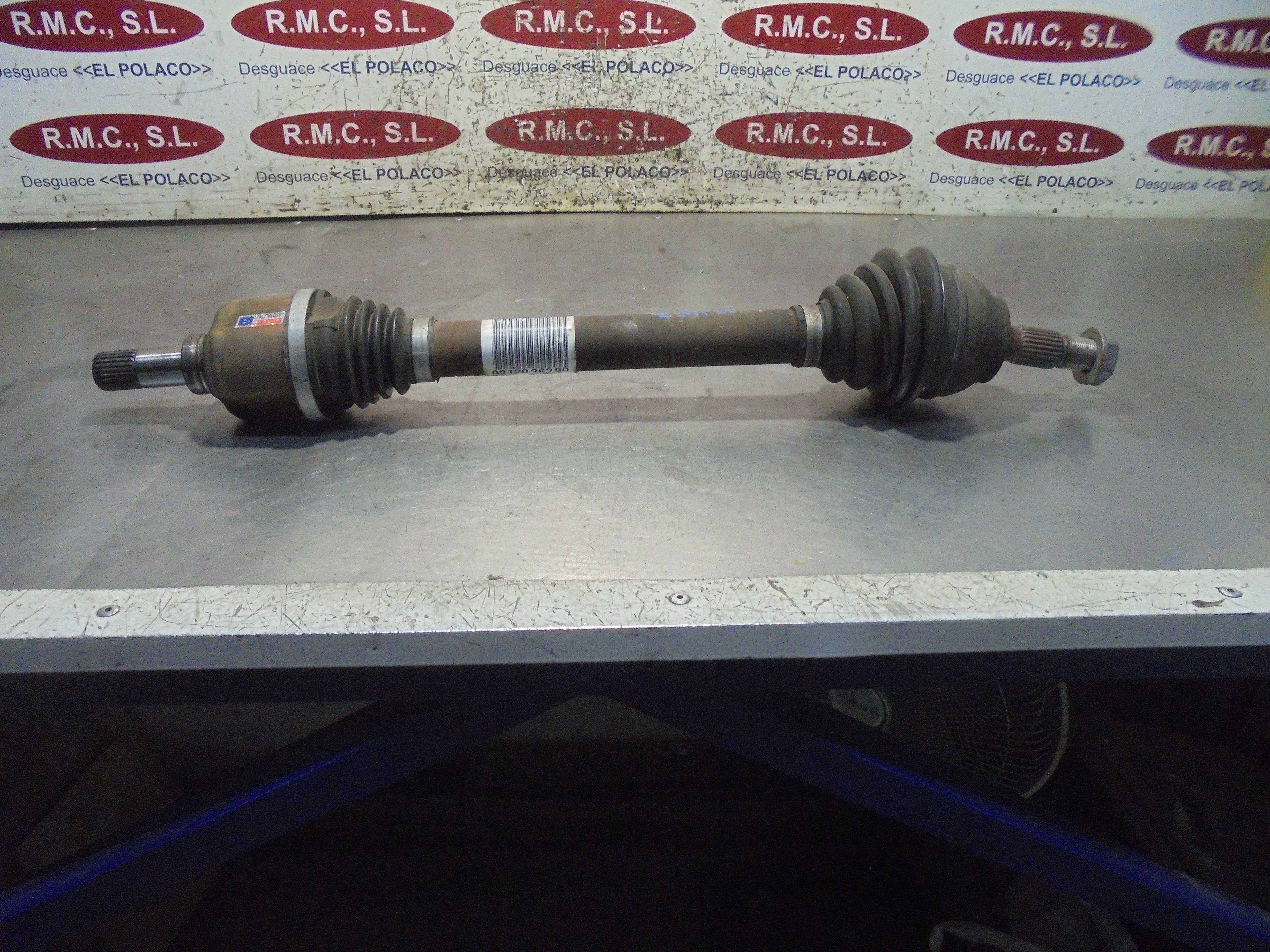 Recambio de transmision delantera izquierda para citroën c-elysée 1.6 blue-hdi fap referencia OEM IAM 9812036280  