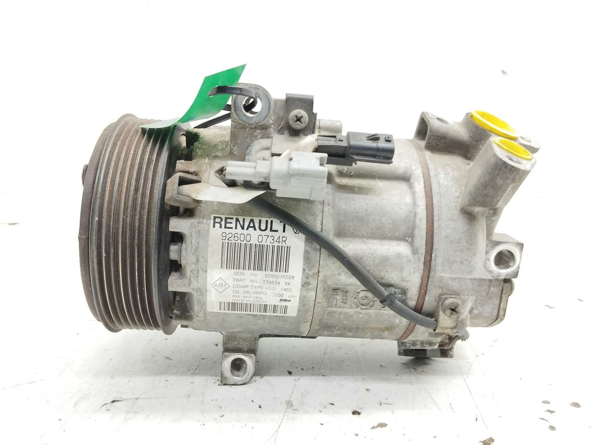 Recambio de compresor aire acondicionado para renault clio iv zen referencia OEM IAM 926000734R T72634 ZXL100PG