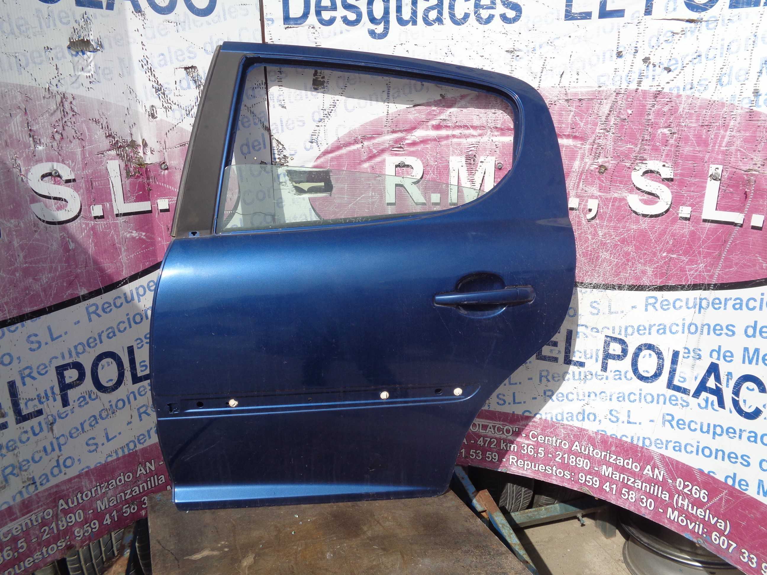 Recambio de puerta trasera izquierda para peugeot 207 confort referencia OEM IAM   