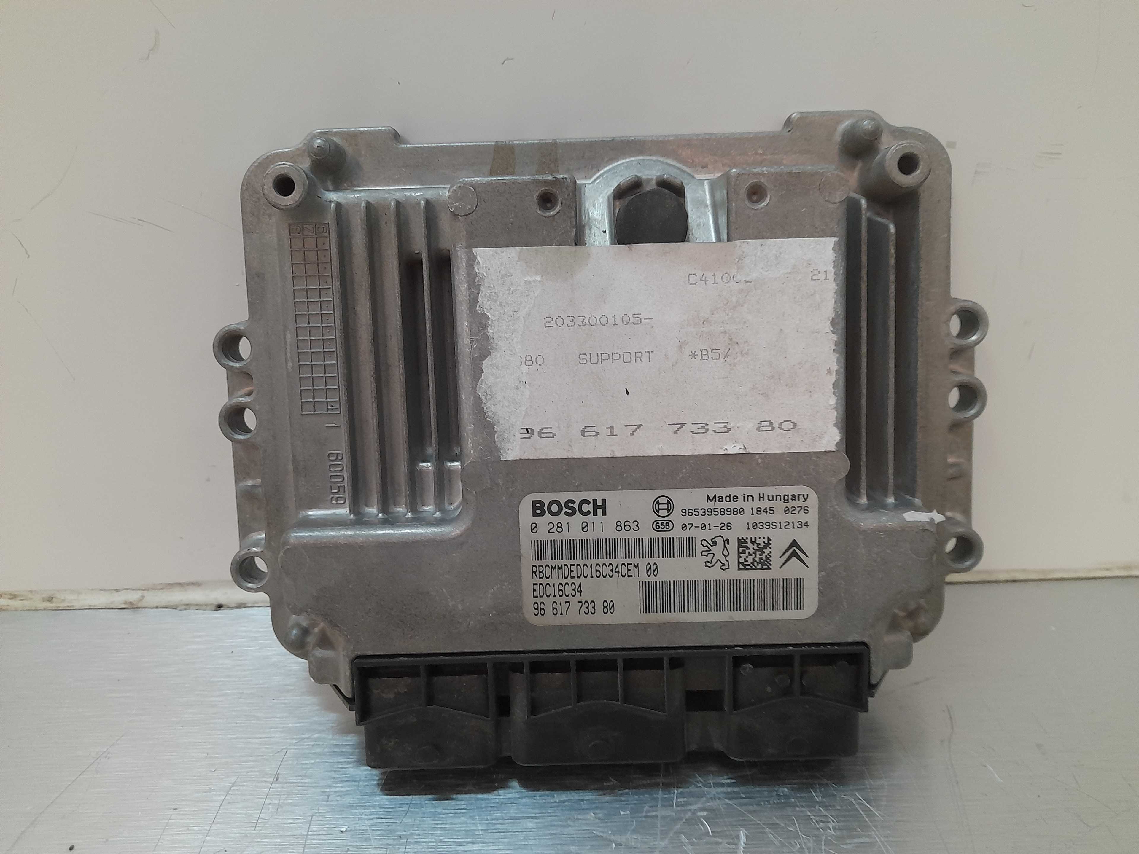 Recambio de centralita motor uce para citroën c4 berlina collection referencia OEM IAM 9661773380  