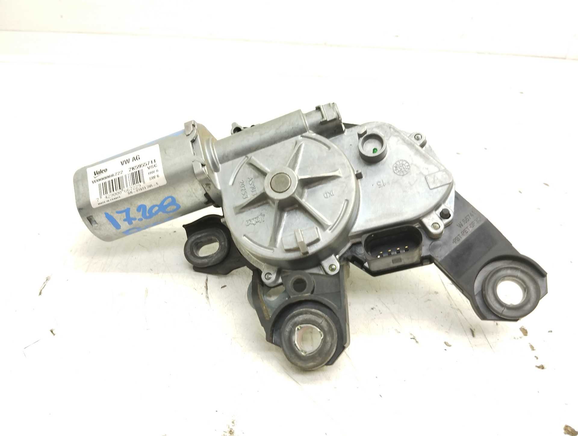 Recambio de motor limpia trasero para volkswagen caddy furgón/kombi 2.0 tdi referencia OEM IAM 2K5955711 W000066722 VALEO