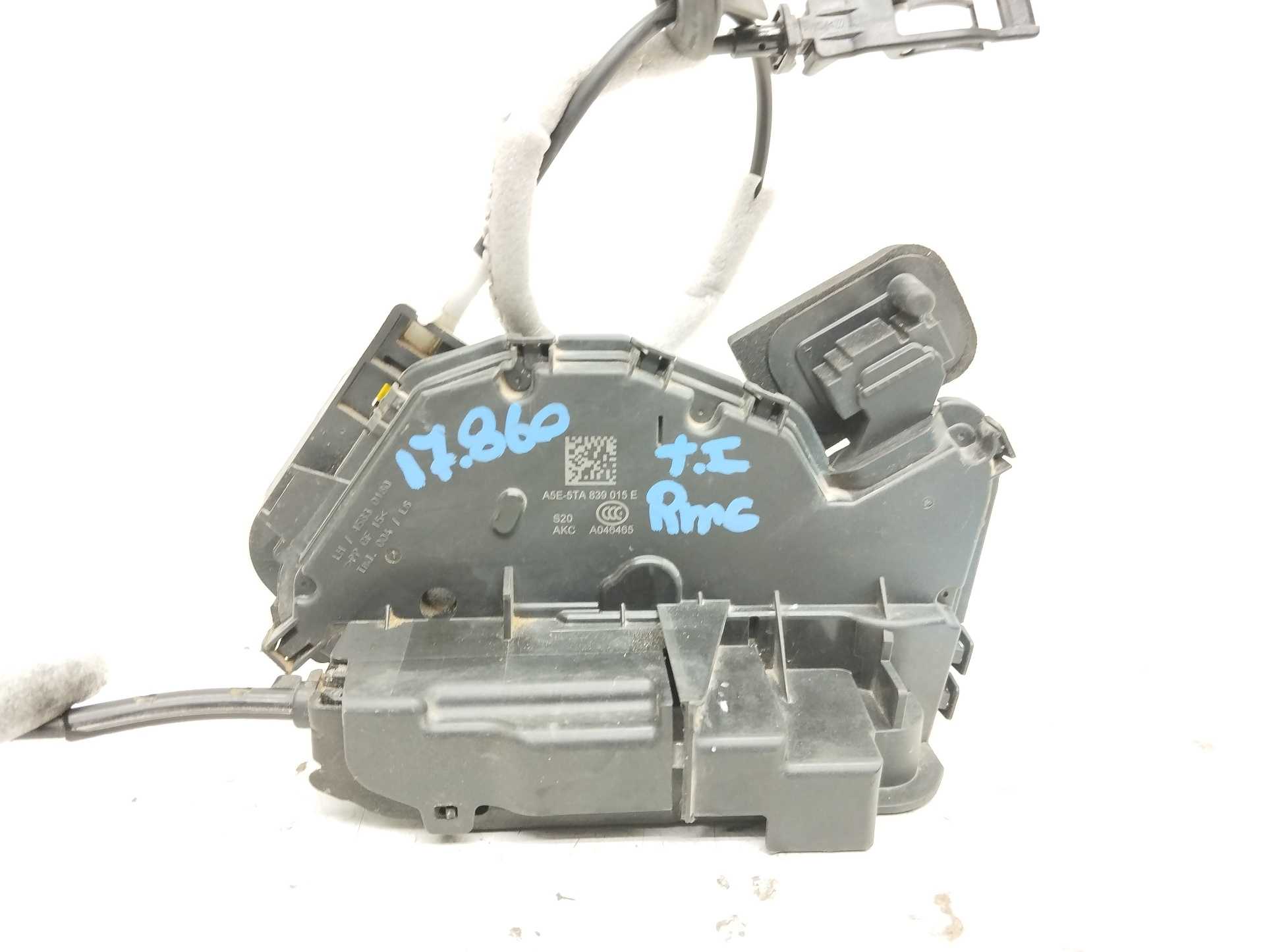 Recambio de cerradura puerta trasera izquierda para volkswagen polo 1.0 tsi referencia OEM IAM 5TA839015E A046465 