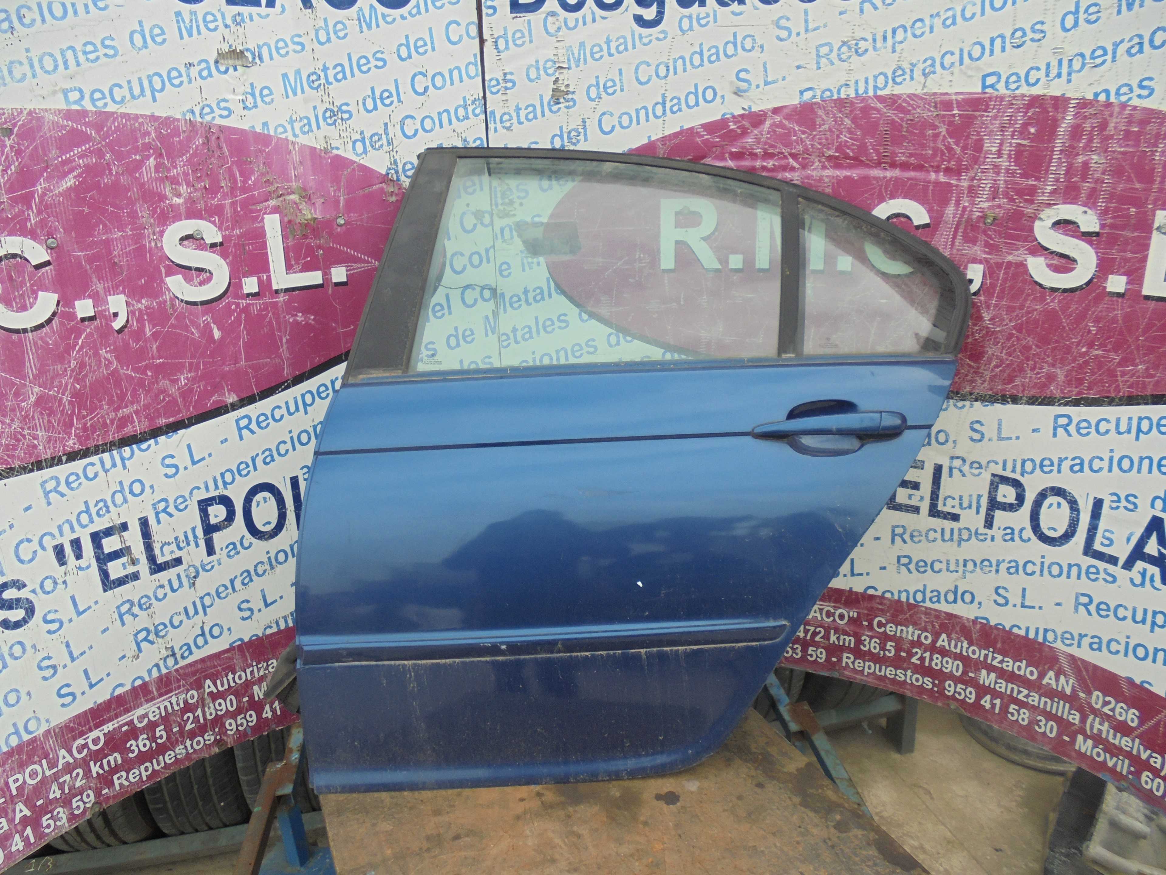 Recambio de puerta trasera izquierda para bmw serie 3 berlina (e46) 320d referencia OEM IAM   
