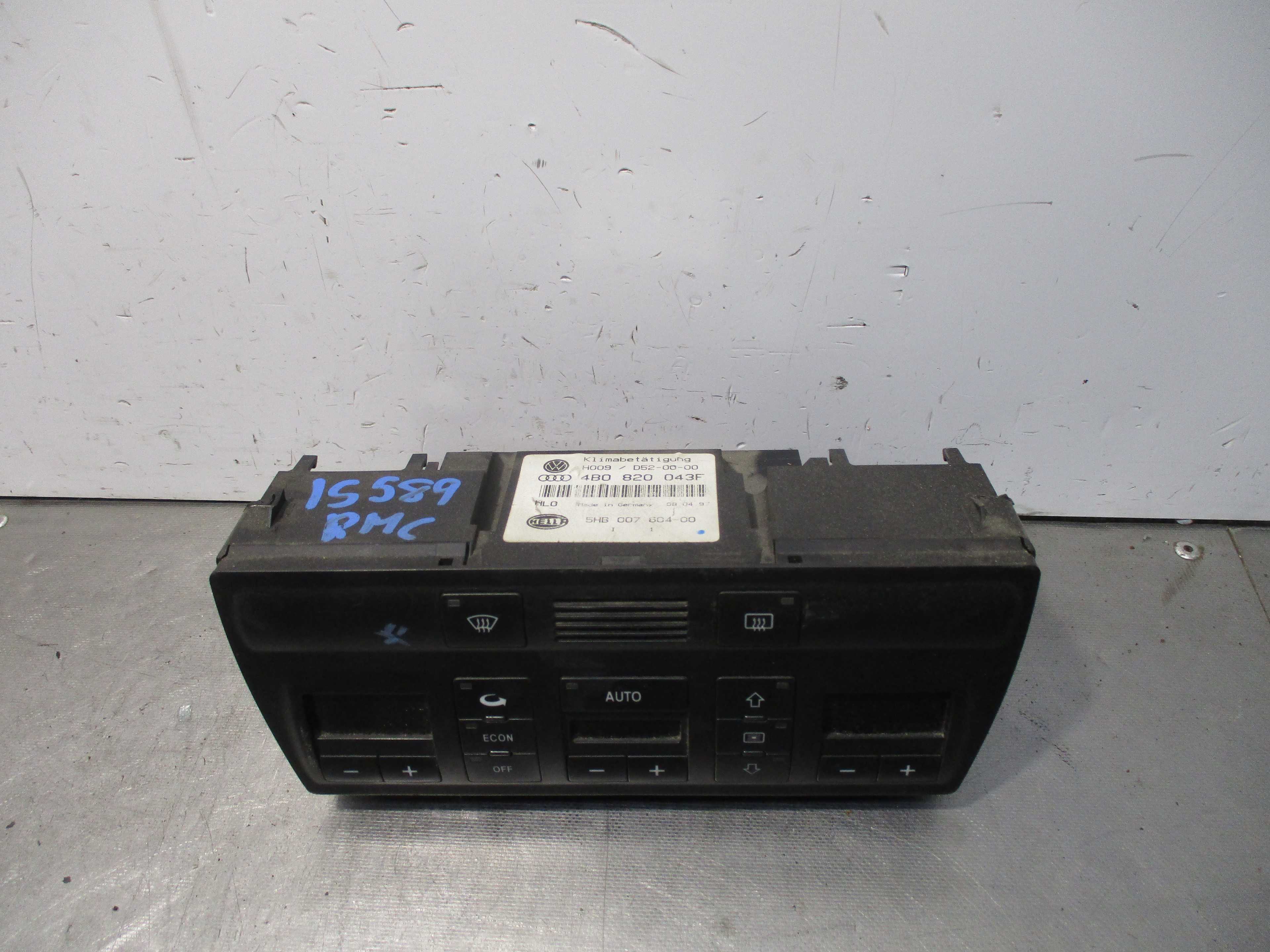 Recambio de mando climatizador para audi a6 berlina (4b2) 2.4 (121kw) referencia OEM IAM 4B0820043F HELLA 