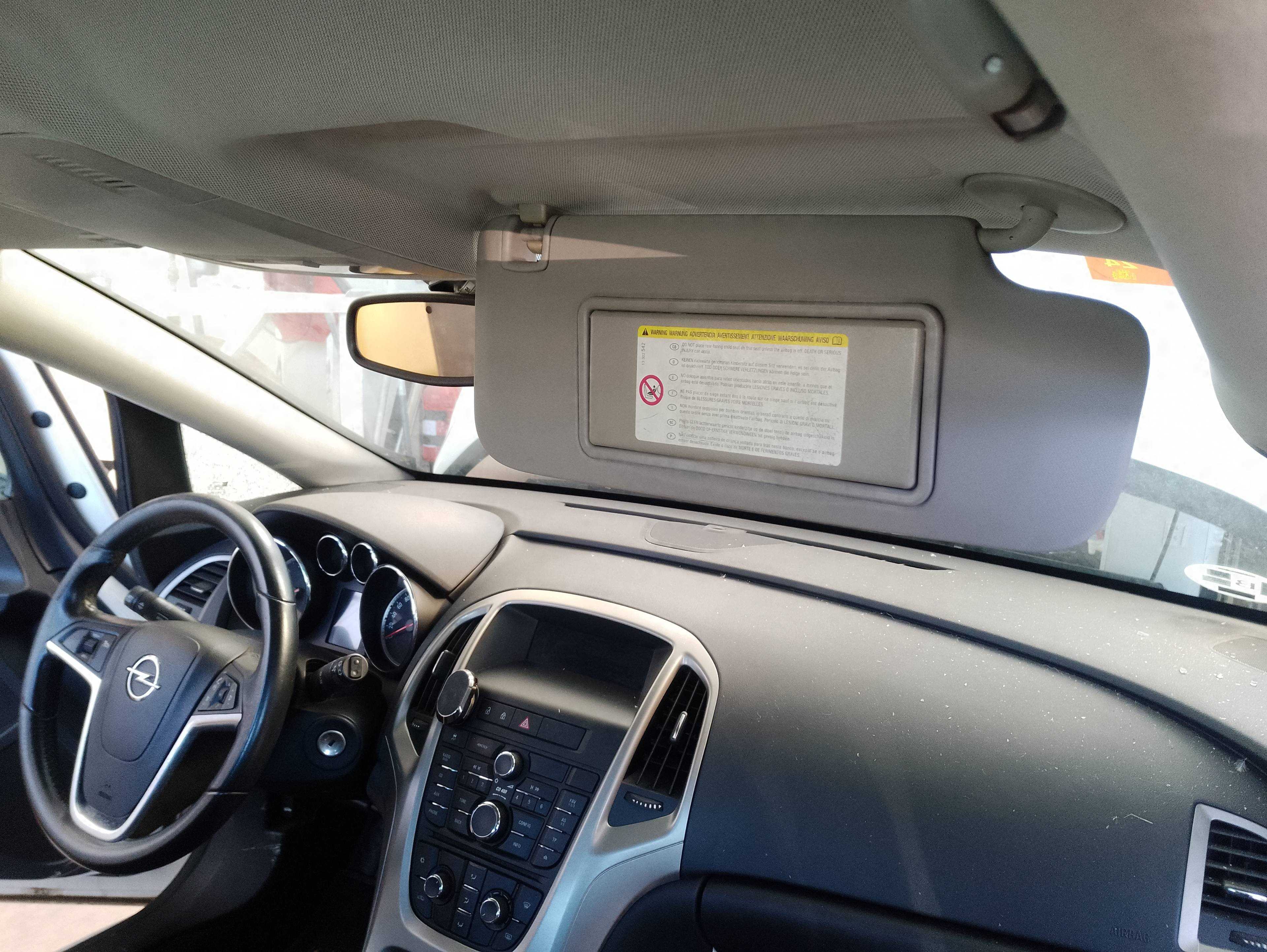 Recambio de parasol derecho para opel astra j lim. 1.3 16v cdti referencia OEM IAM   