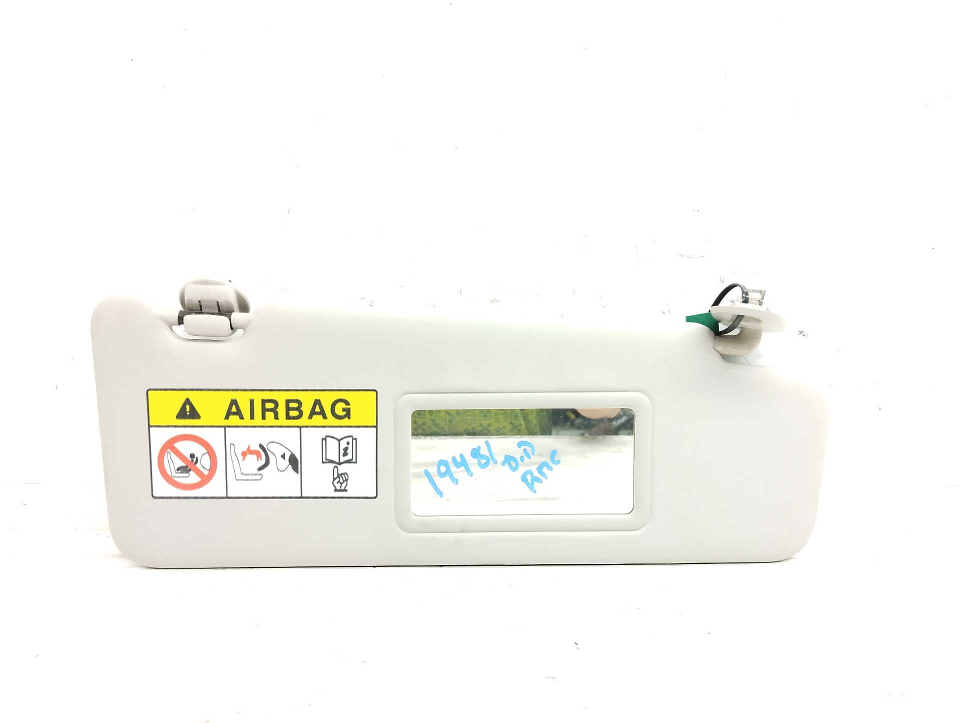 Recambio de parasol derecho para dacia sandero aniversario referencia OEM IAM 964004591R  