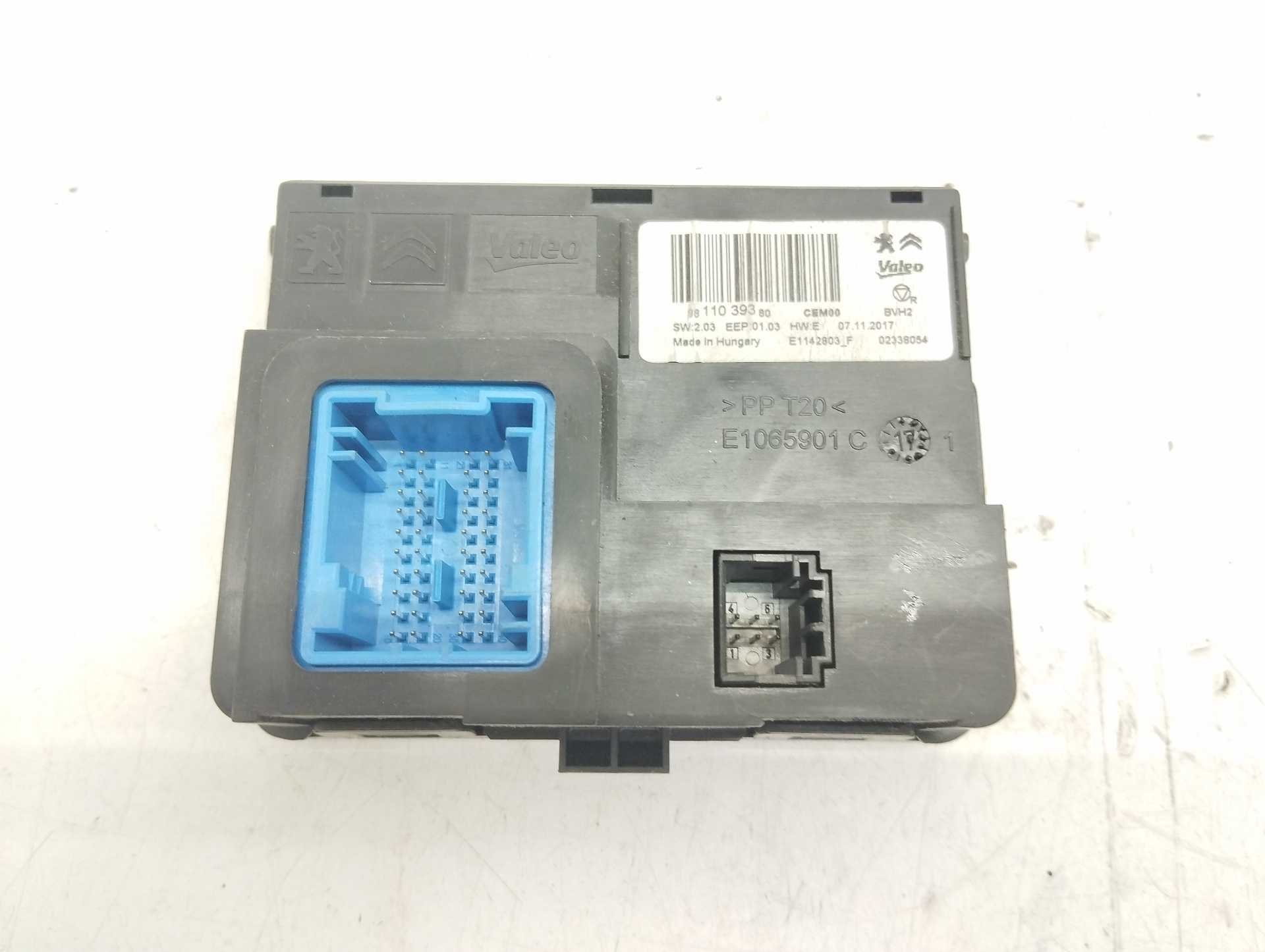 Recambio de modulo electronico para peugeot 308 active referencia OEM IAM 9811039380 E1142803F 02338054 VALEO