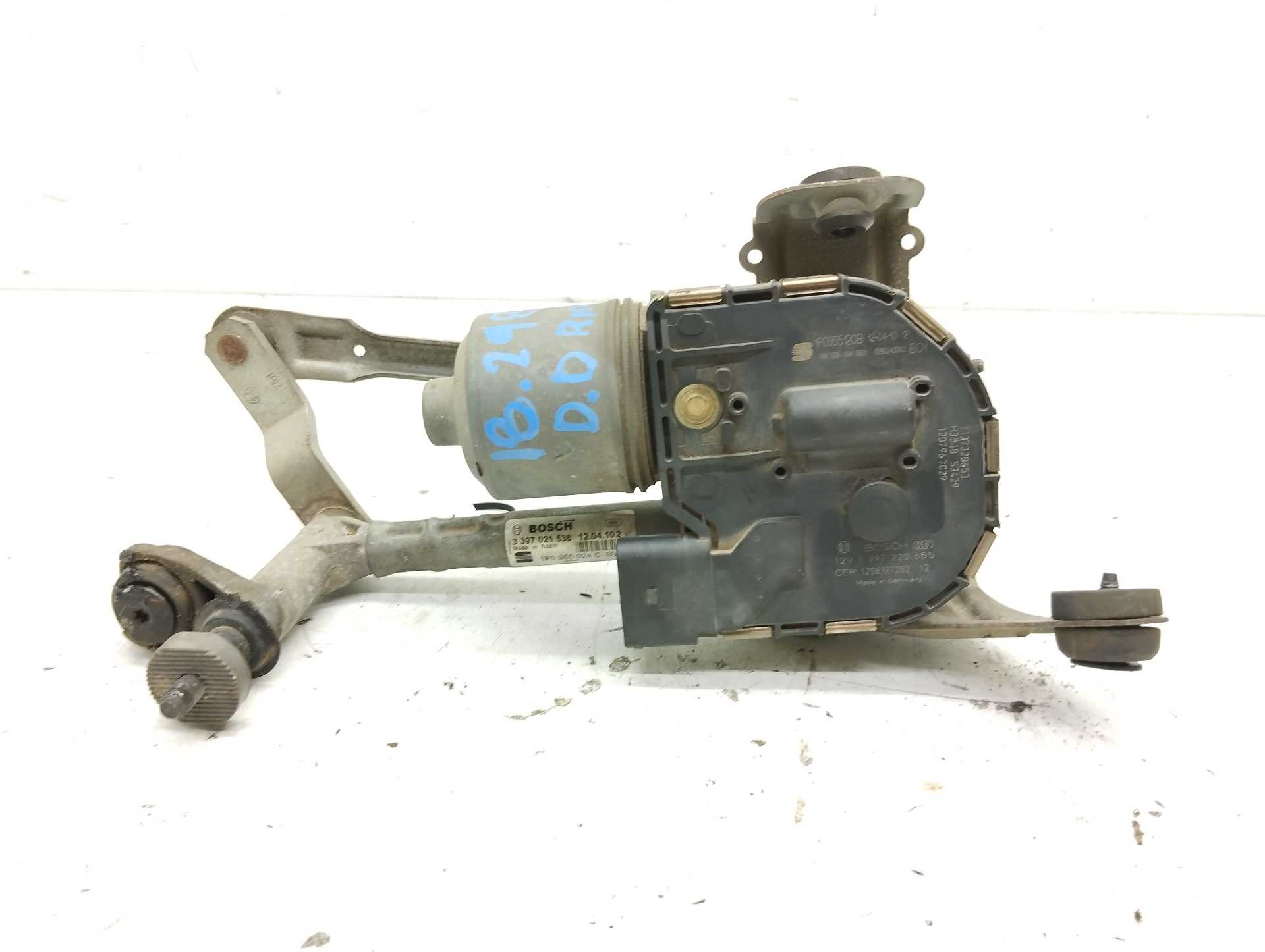 Recambio de motor limpia delantero para seat leon (1p1) 1.6 tdi referencia OEM IAM 1P0955024C 1397220655 BOSCH