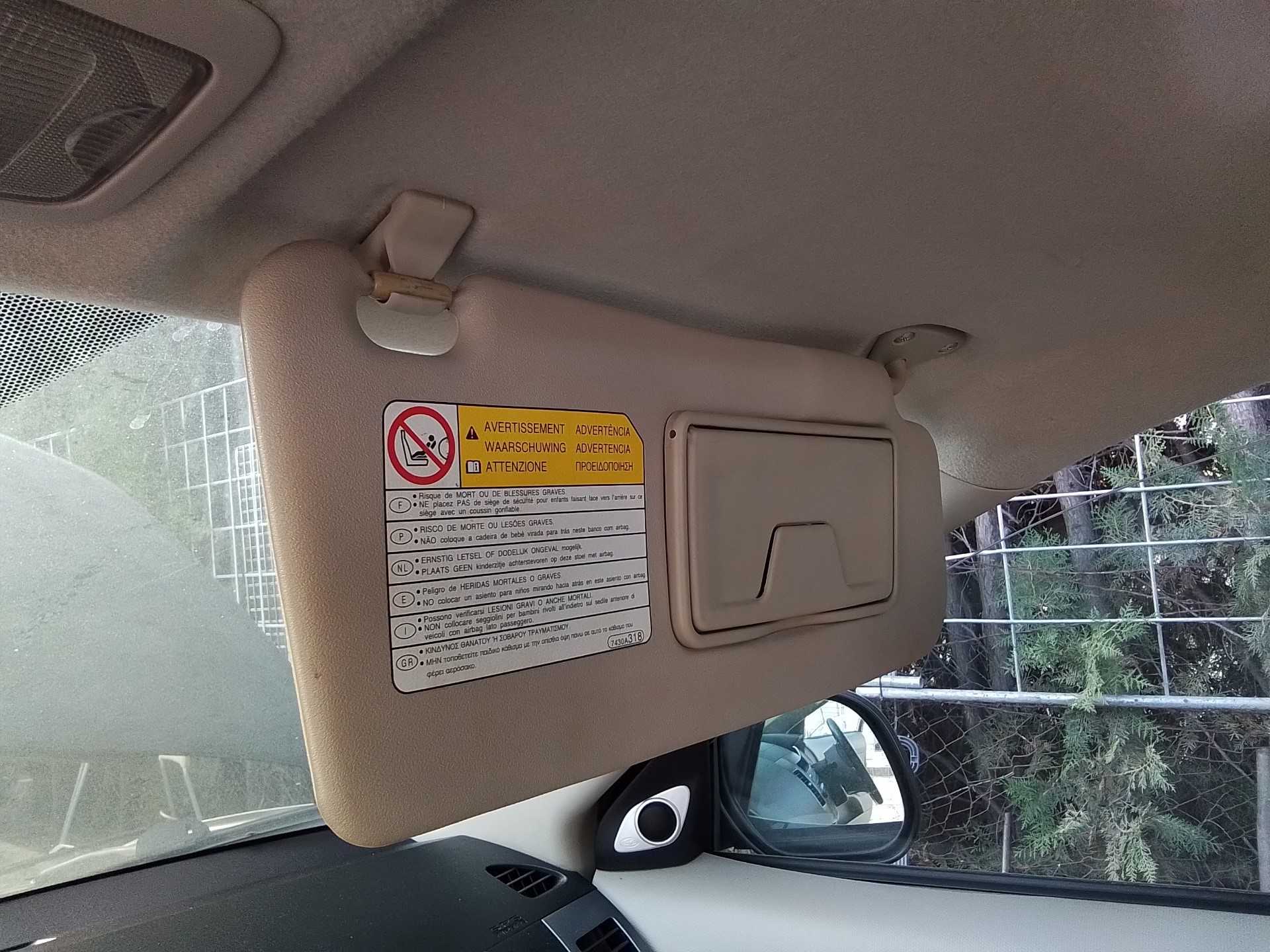 Recambio de parasol derecho para mitsubishi outlander (cw0) 2.0 di-d intense referencia OEM IAM   