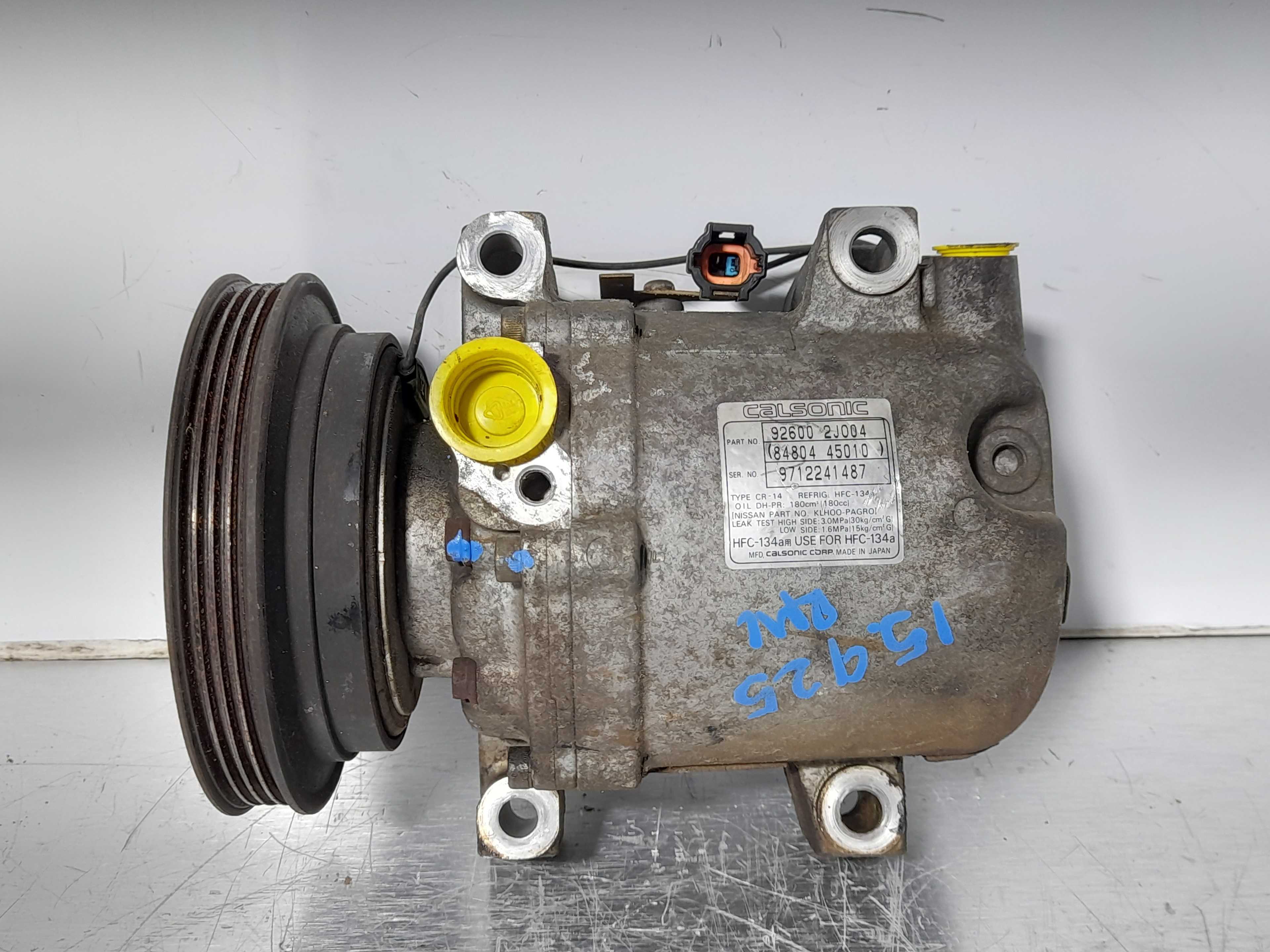 Recambio de compresor aire acondicionado para nissan primera berlina (p11) 1.6 16v cat referencia OEM IAM 9Z12241487 CALSONIC 