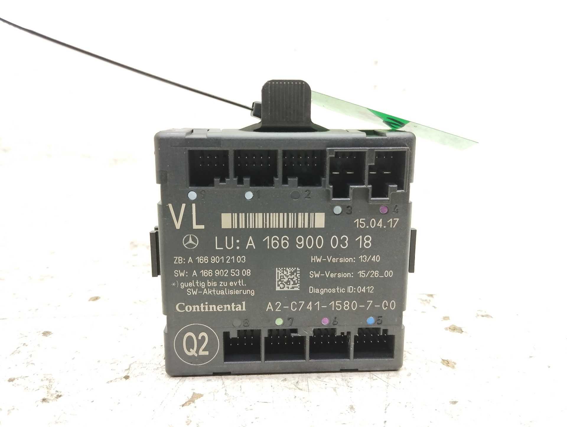 Recambio de modulo electronico para mercedes-benz clase gle (w166) gle 350 d 4matic referencia OEM IAM 1669000318 A2C7411580700 