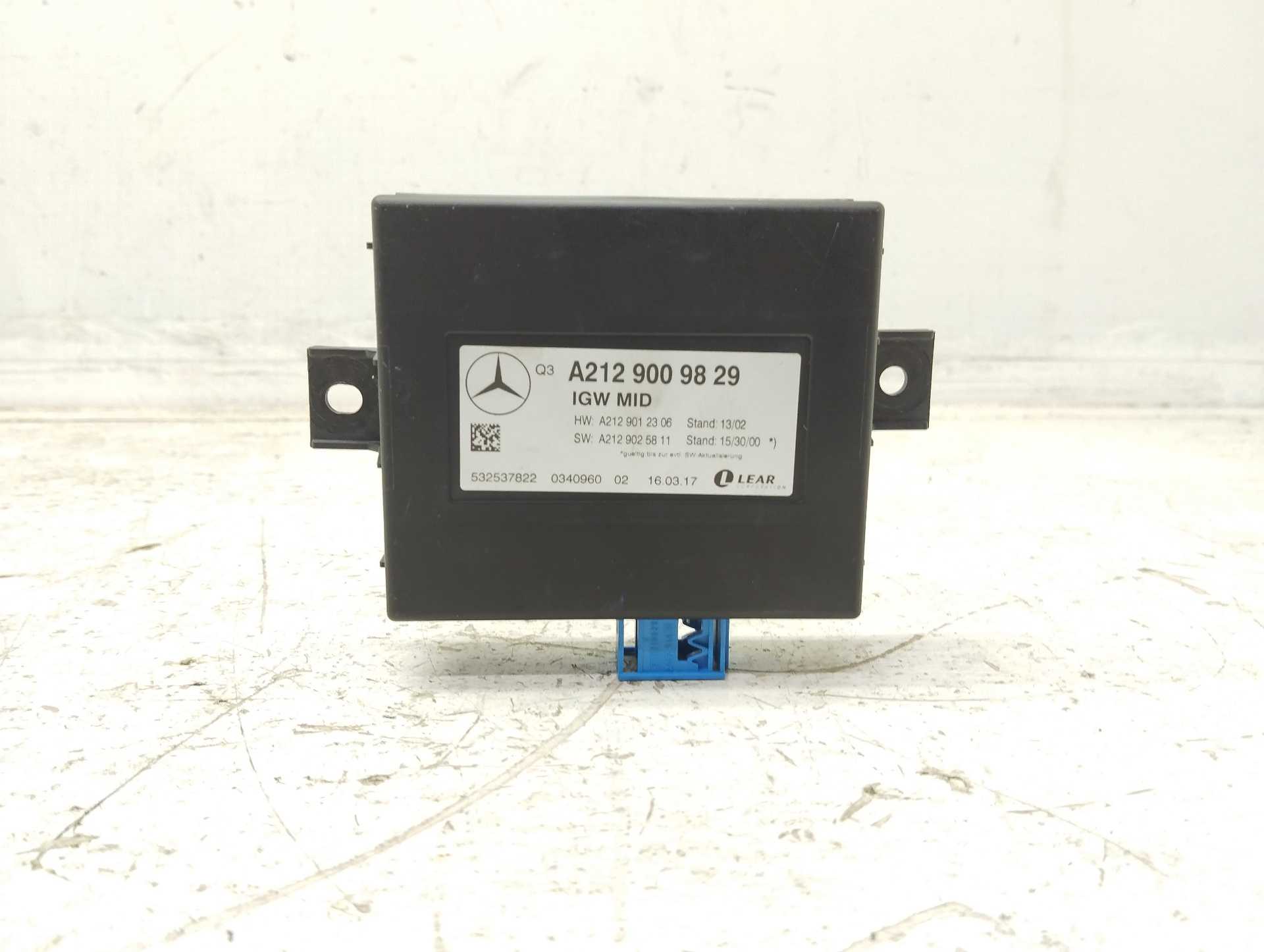 Recambio de centralita gateway para mercedes-benz clase gle (w166) gle 350 d 4matic referencia OEM IAM A2129009829 A2129012306 5