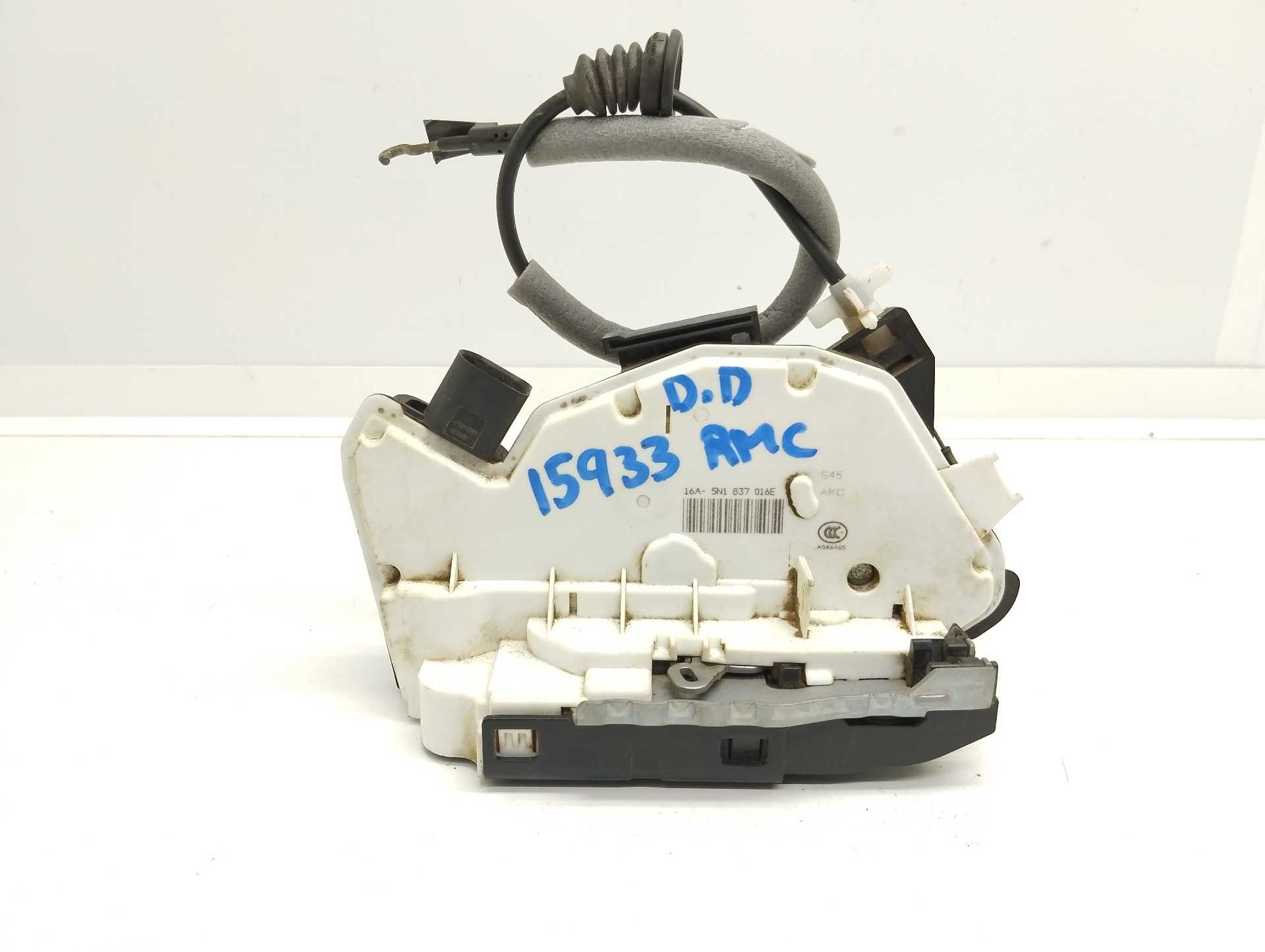 Recambio de cerradura puerta delantera derecha para volkswagen tiguan (5n2) advance bluemotion referencia OEM IAM 5N1837016E  
