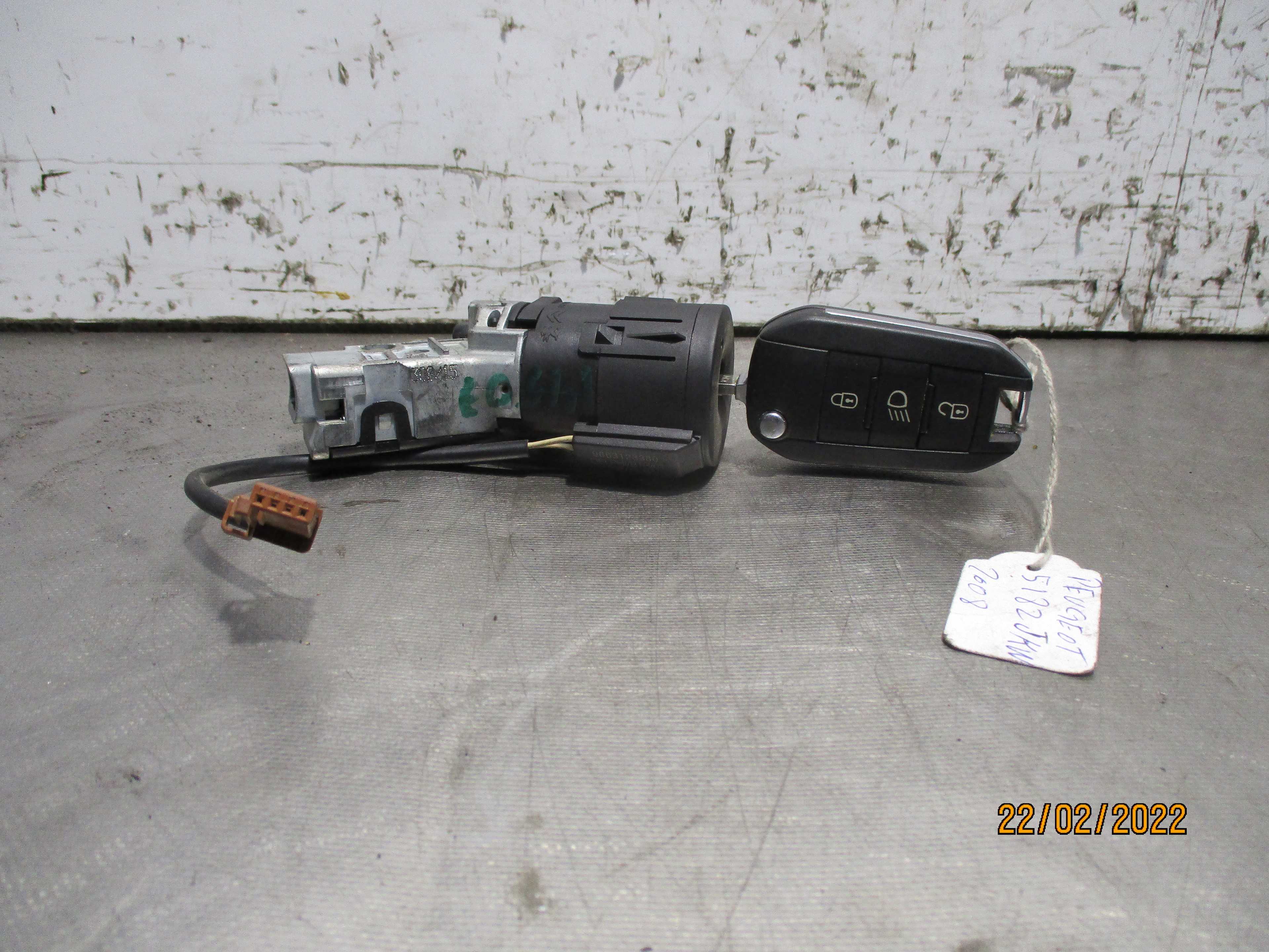Recambio de conmutador de arranque para peugeot 2008 (--.2013) active referencia OEM IAM 9663123380  
