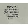 Recambio de luna delantera izquierda para toyota auris hybrid active referencia OEM IAM 43R00049  